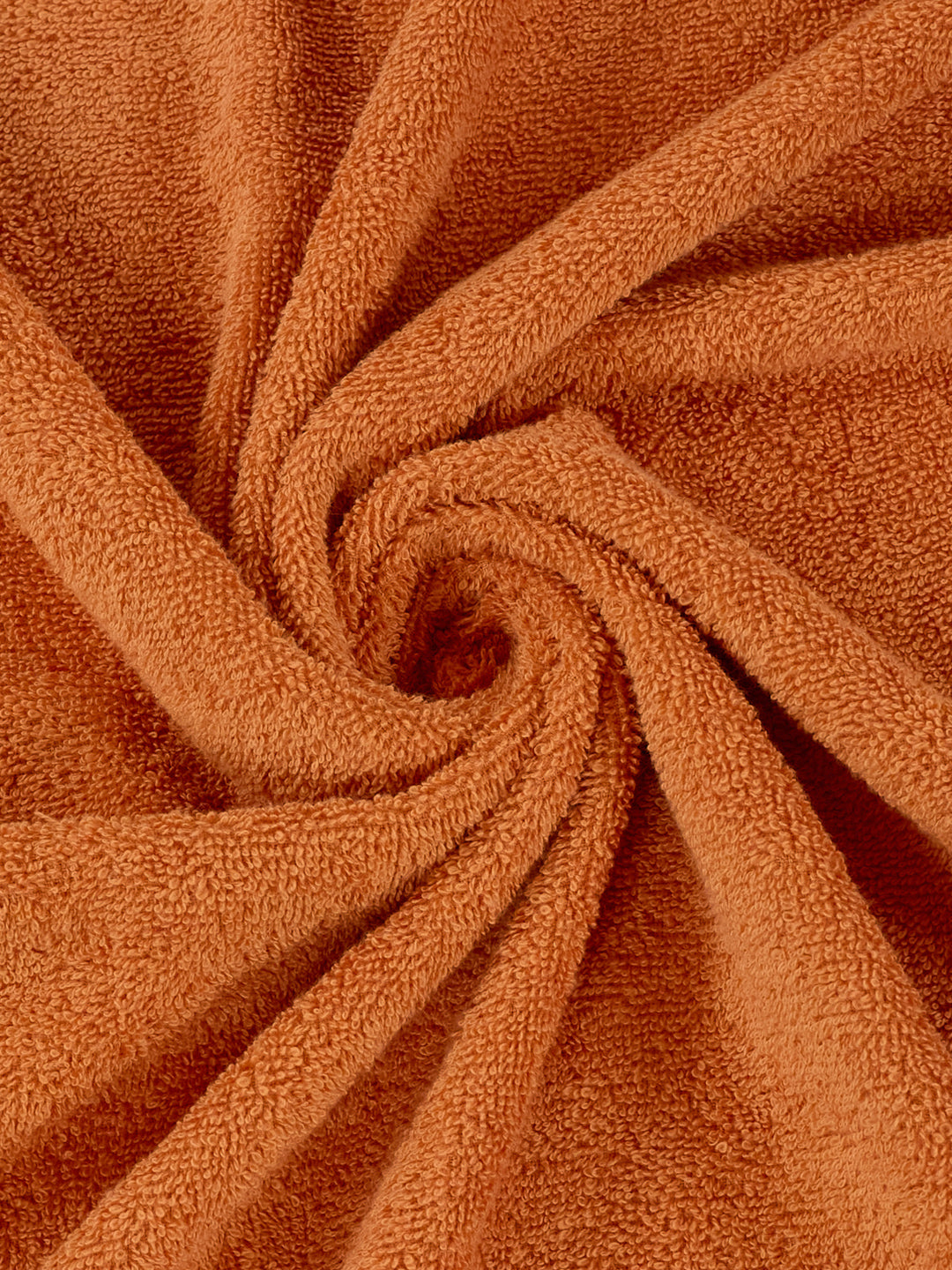Orange Pure Cotton Solid 380 GSM Car Towel 1 Piece (Jazz Collection)