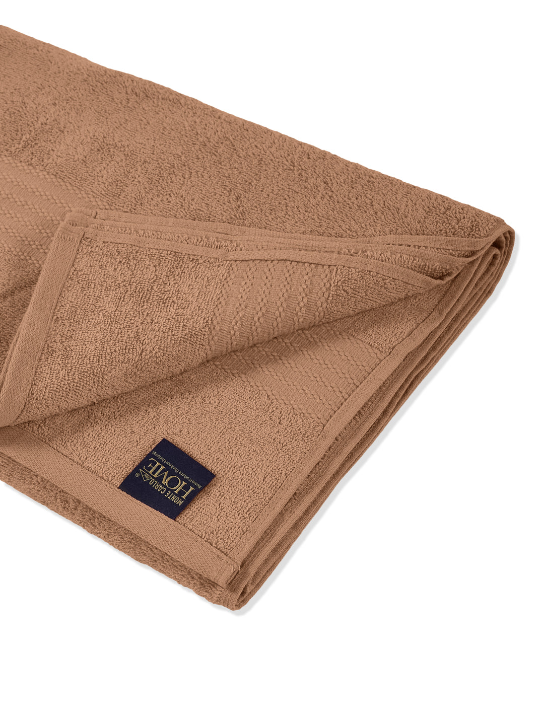 Beige Pure Cotton Solid 380 GSM Car Towel 1 Piece (Jazz Collection)