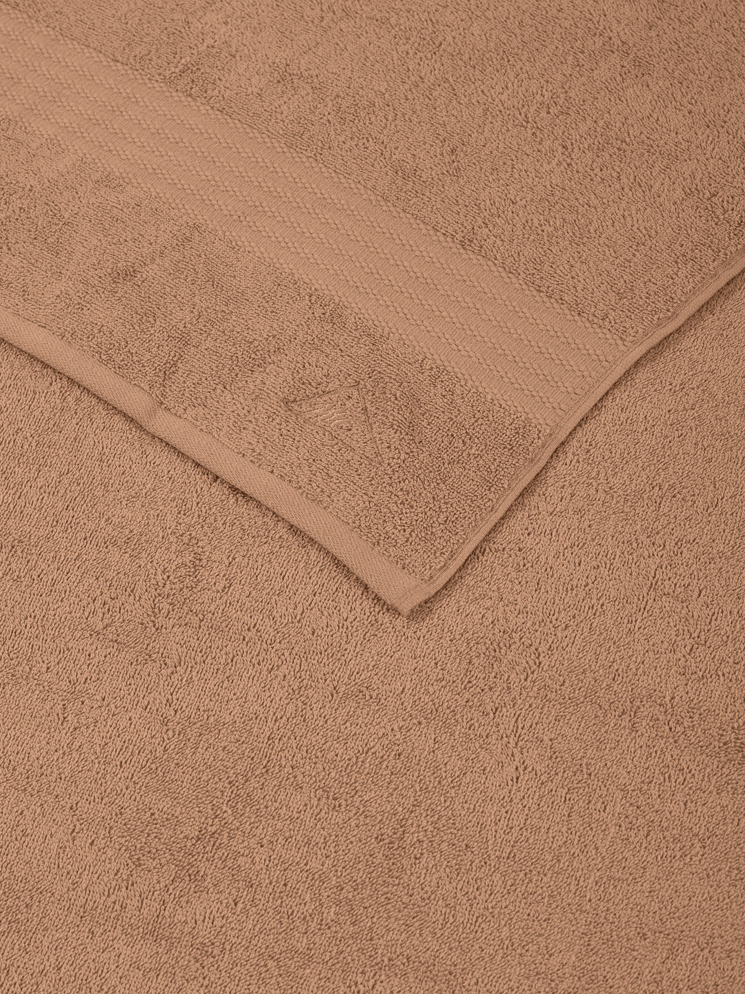 Beige Pure Cotton Solid 380 GSM Car Towel 1 Piece (Jazz Collection)