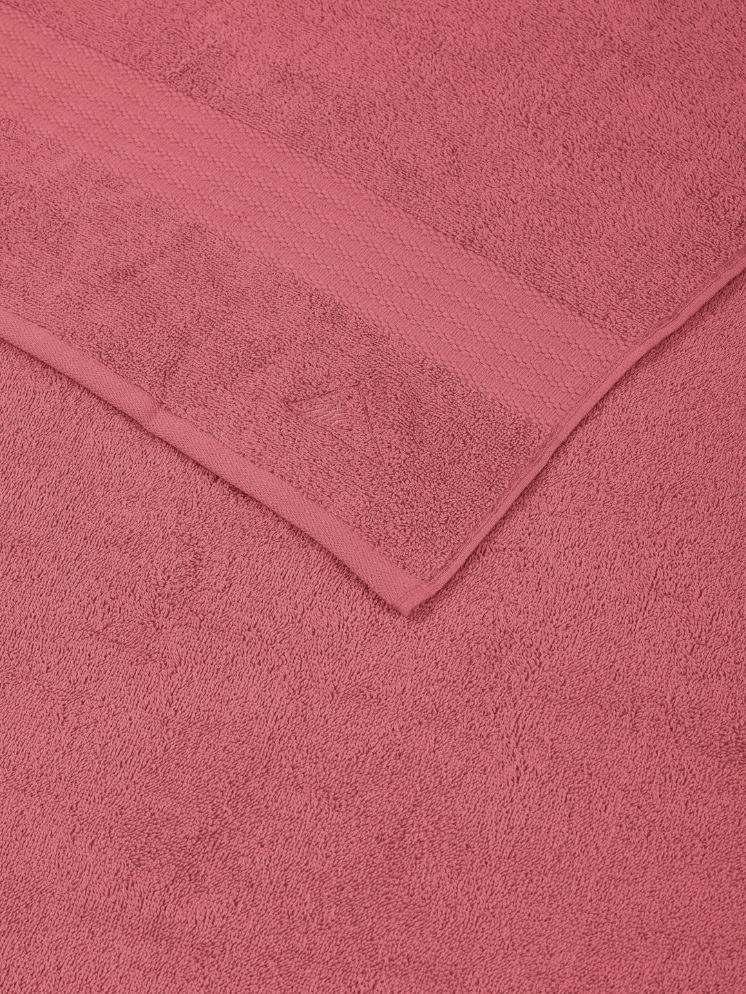 Peach Pure Cotton Solid 380 GSM Car Towel 1 Piece (Jazz Collection)