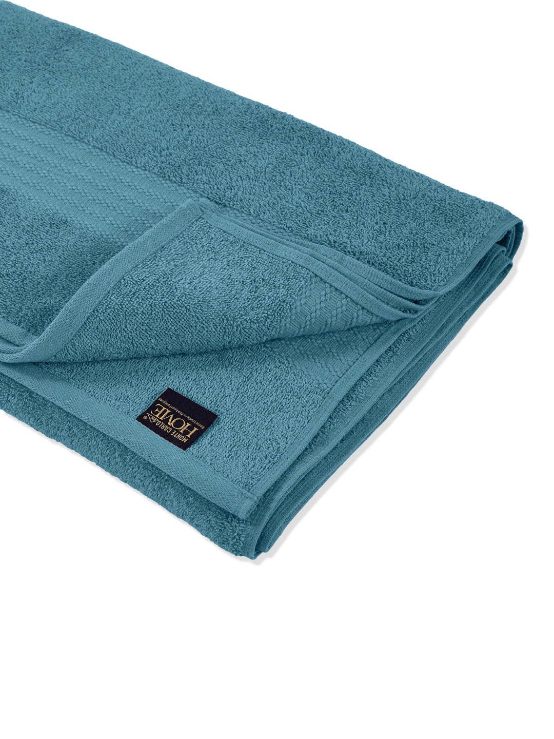 Blue Pure Cotton Solid 380 GSM Car Towel 1 Piece (Jazz Collection)