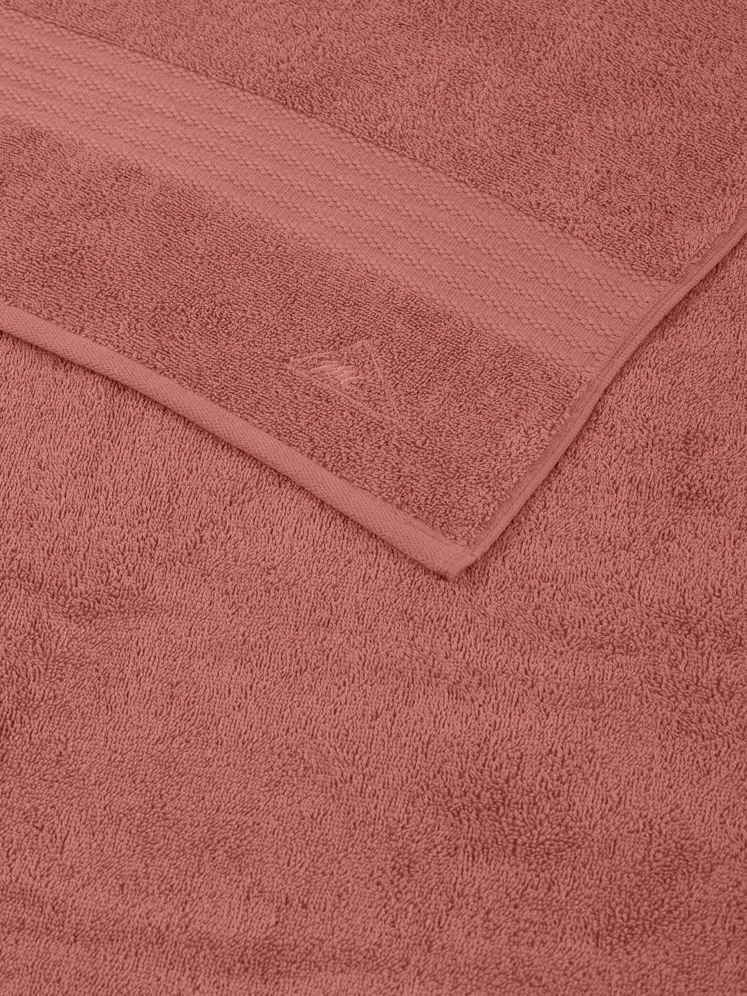 Peach Pure Cotton Solid 380 GSM Car Towel 1 Piece (Jazz Collection)
