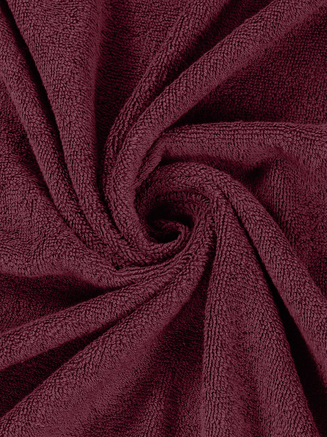 Maroon Pure Cotton Solid 380 GSM Car Towel 1 Piece (Jazz Collection)
