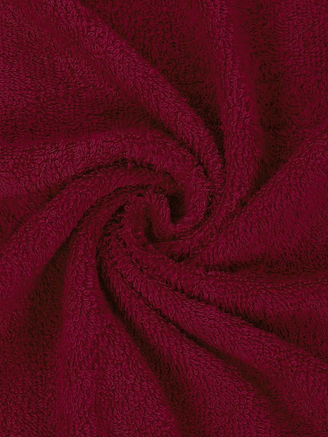 Cranberry Red Pure Cotton Solid 340 GSM Car Towel 1 Piece (Soho Collection)