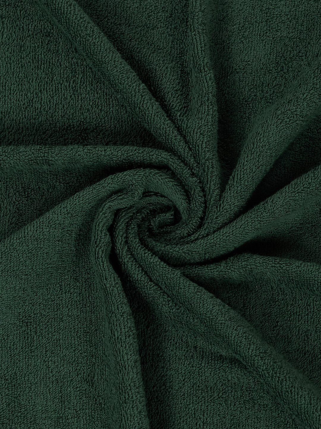 Forest Green Pure Cotton Solid 340 GSM Car Towel 1 Piece (Soho Collection)