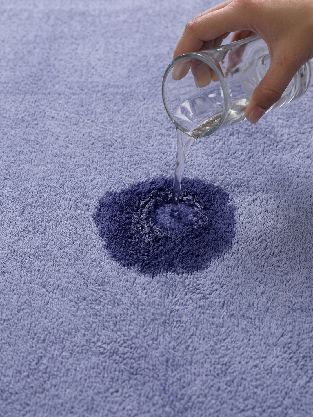 Lavender Pure Cotton Solid 340 GSM Car Towel 1 Piece (Soho Collection)