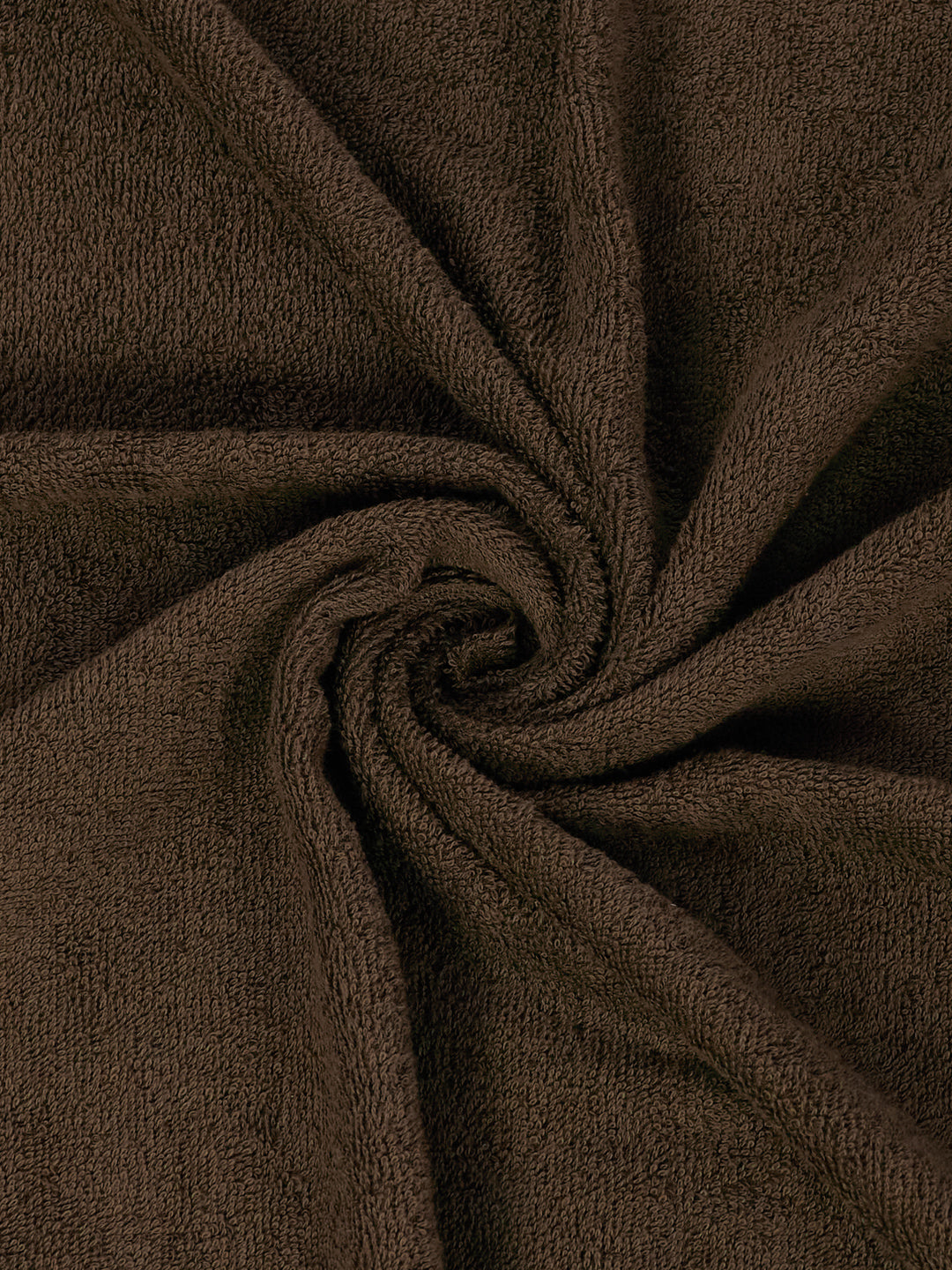 Brown Pure Cotton Solid 340 GSM Car Towel 1 Piece (Soho Collection)