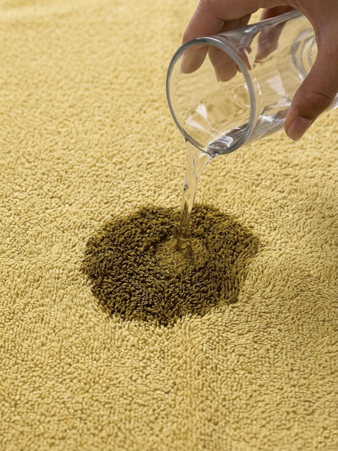 Yellow Pure Cotton Solid 340 GSM Car Towel 1 Piece (Soho Collection)