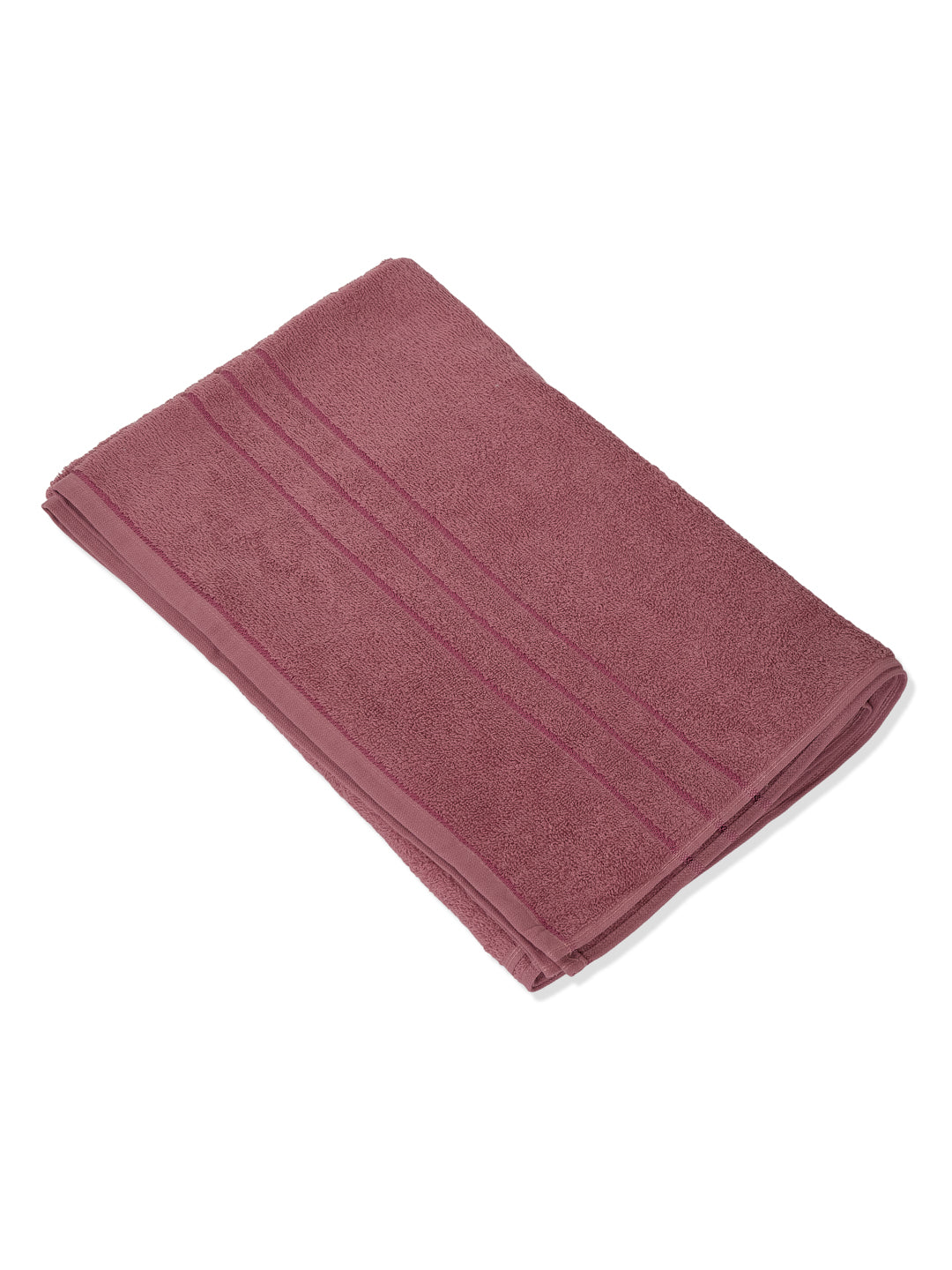 Mauve Pure Cotton Solid 340 GSM Car Towel 1 Piece (Soho Collection)