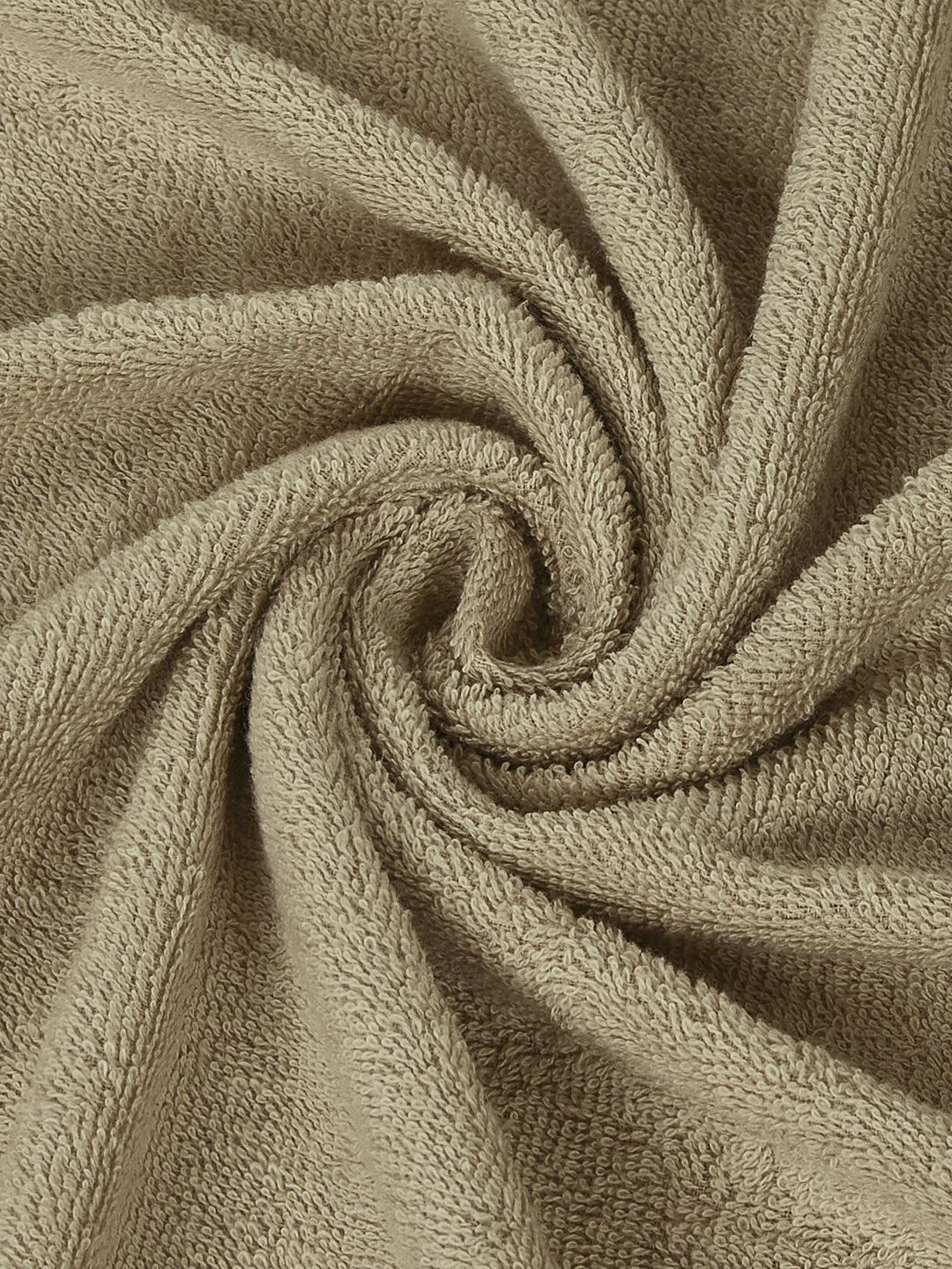 Beige Pure Cotton Solid 340 GSM Car Towel 1 Piece (Soho Collection)