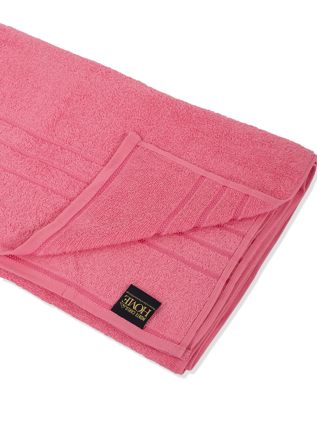 Pink Pure Cotton Solid 340 GSM Car Towel 1 Piece (Soho Collection)