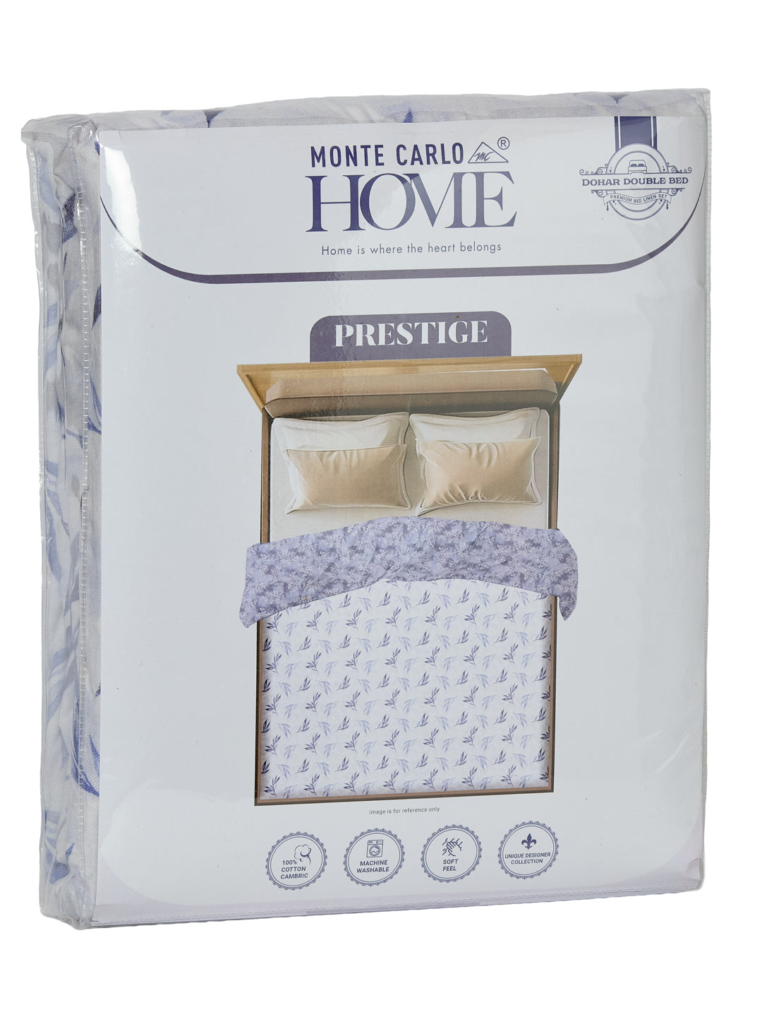 Prestige Collection Premium Leaf Print 3 Ply 136 TC Double Bed Dohar