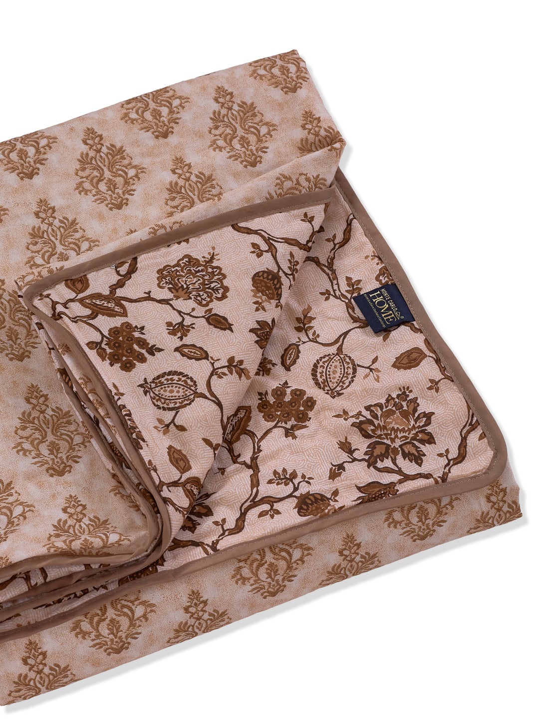 Prestige Collection Premium Floral Print 3 Ply 136 TC Double Bed Dohar