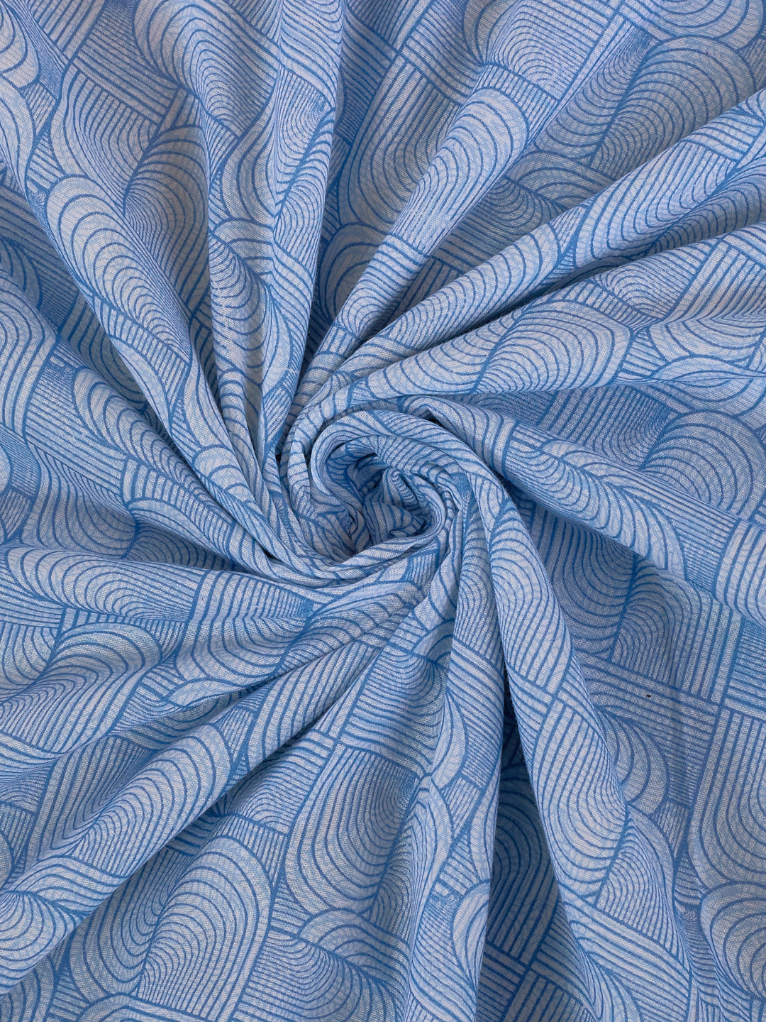 Prestige Collection Premium Vertical Wave Print 3 Ply 136 TC Double Bed Dohar