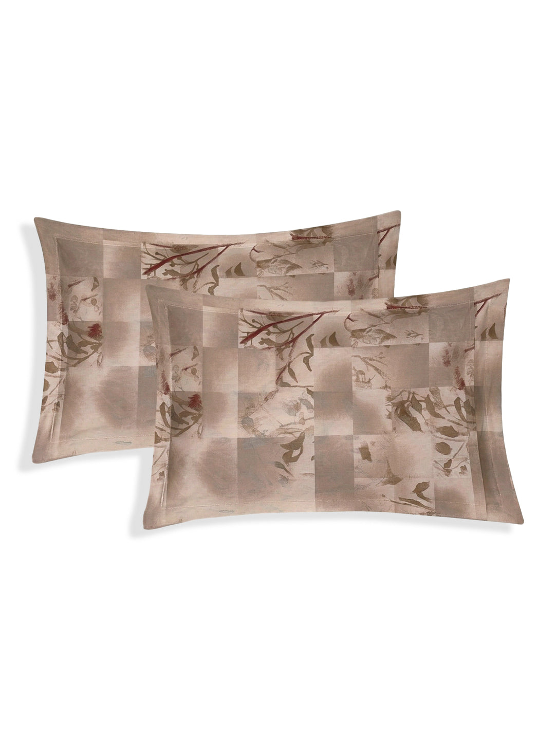 144 TC Pure Cotton King Size Bedsheet with 2 Pillow Covers Prestige Collection