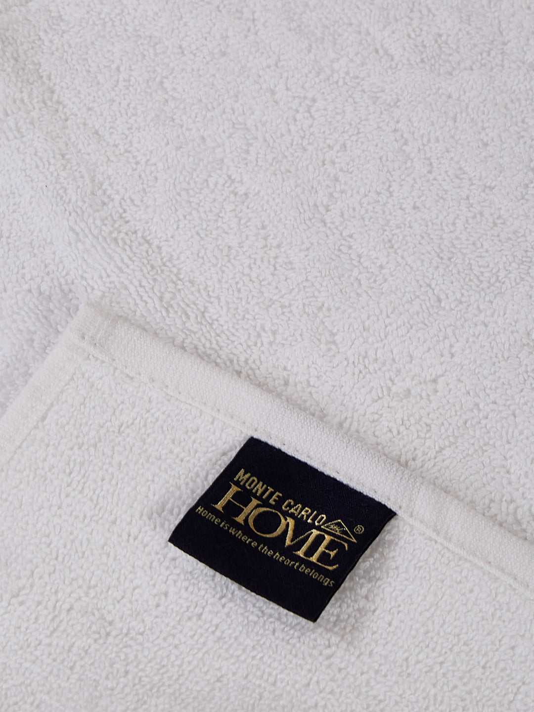 Premium White Pure Cotton Solid 560 GSM Face Towel 6 Pc Set (Hotel Collection)