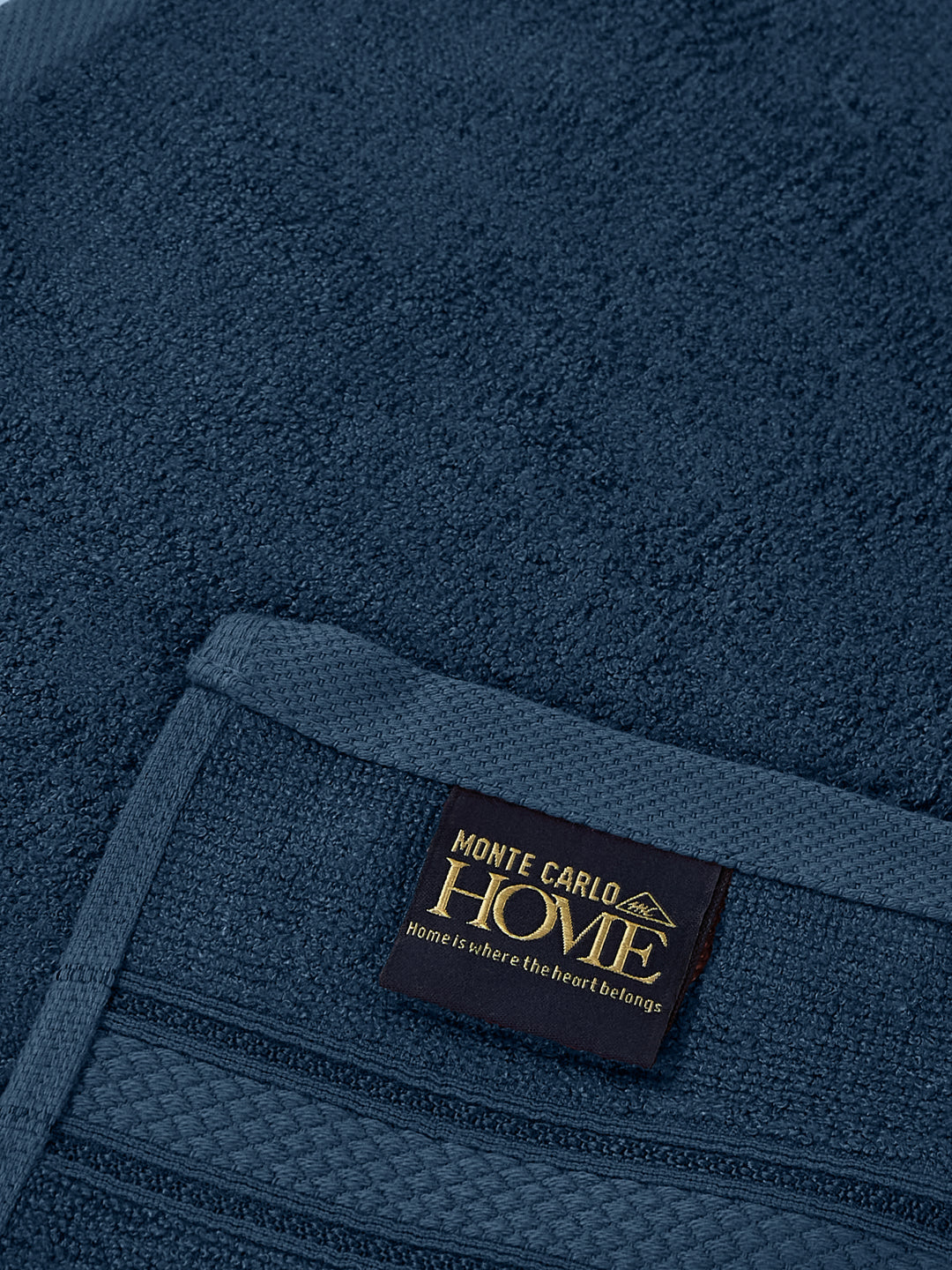 Teal Blue Pure Cotton Solid 400 GSM Face Towel 4 Pc Set (Jasper Collection)