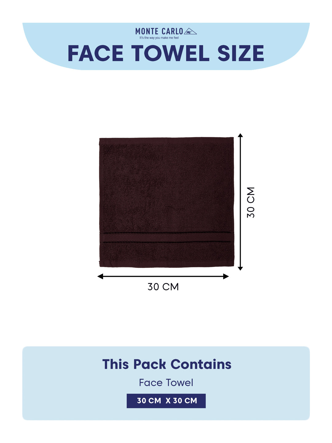 Maroon Pure Cotton Solid 400 GSM Face Towel 4 Pc Set (Jasper Collection)
