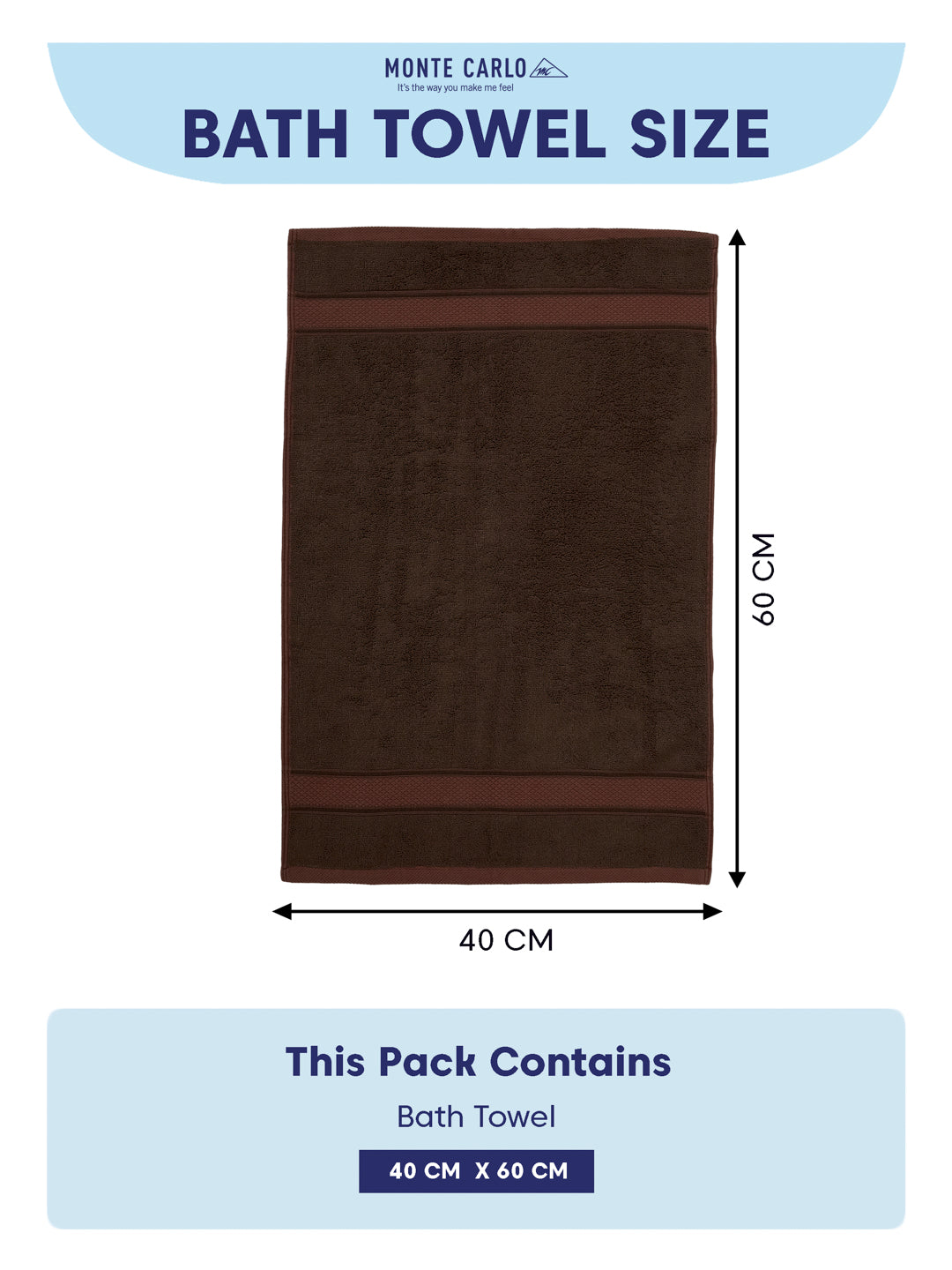 Luxury Dark Brown Bamboo Cotton Solid 600 GSM Hand Towel Eco Bamboo 2 Pc Set Pvc Pack