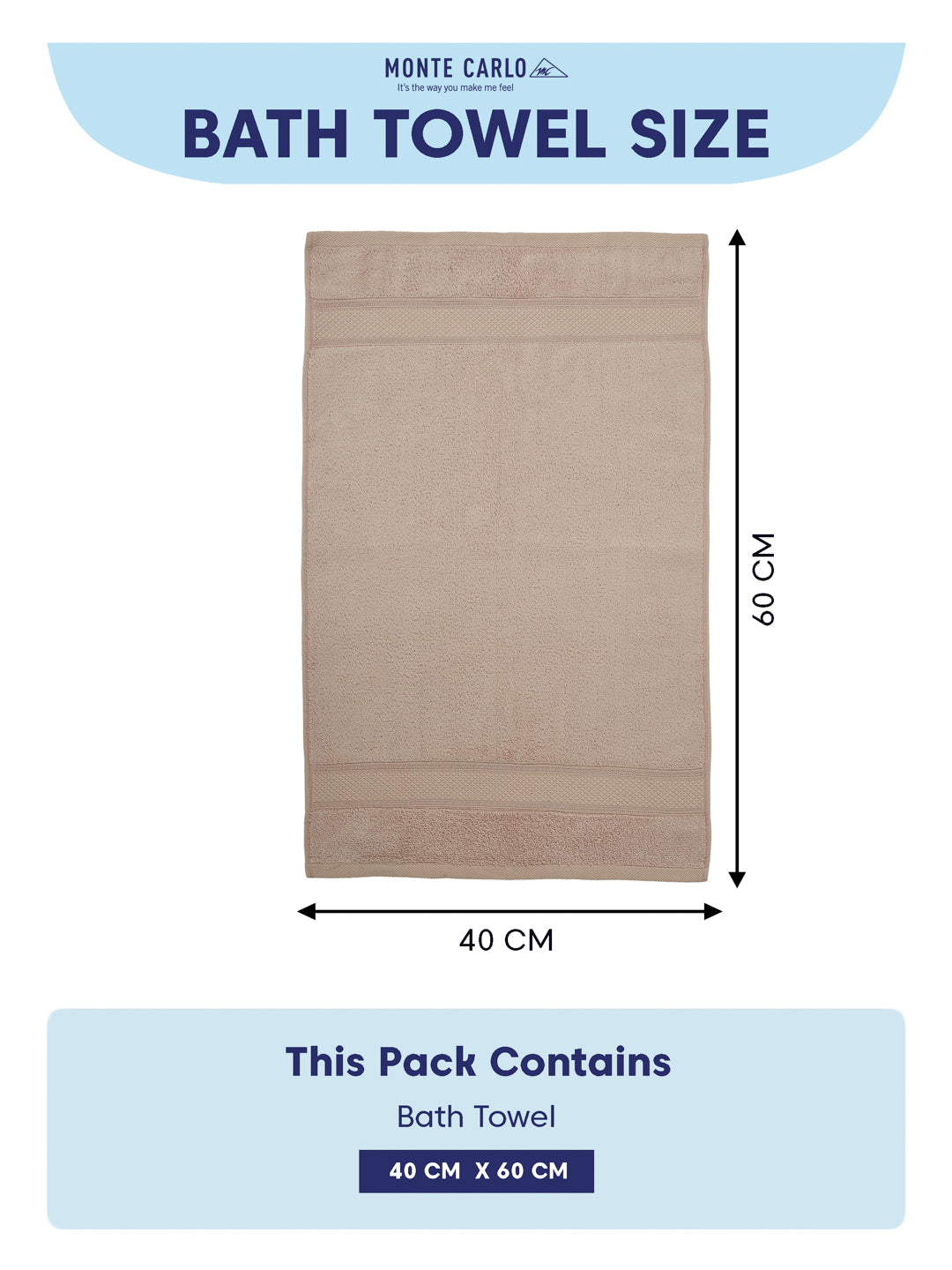 Luxury Beige Bamboo Cotton Solid 600 GSM Hand Towel Eco Bamboo 2 Pc Set Pvc Pack