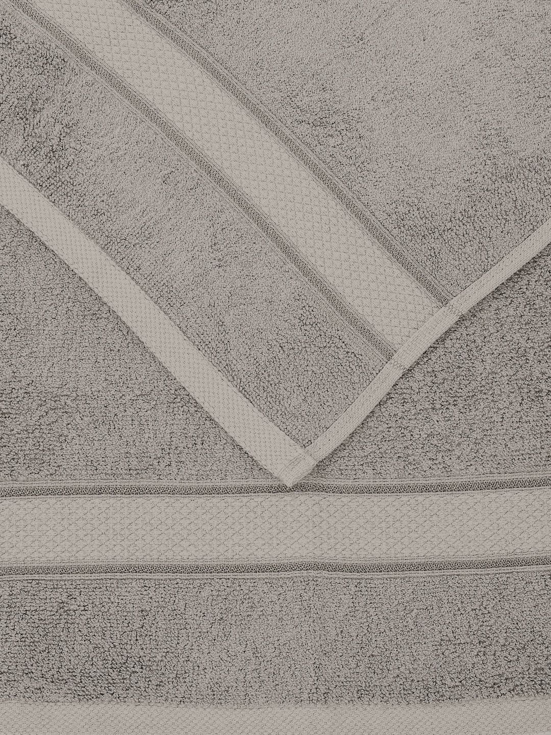 Luxury Light Grey 100% Cotton Solid 625 GSM Hand Towel Eusapia 2 Pc Set Box Pack