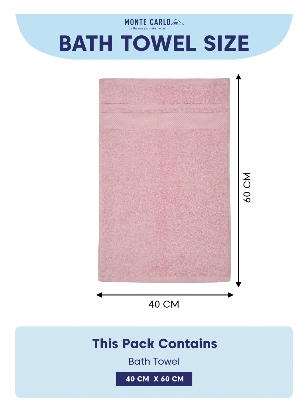 Luxury Pink 100% Cotton Solid 625 GSM Hand Towel Eusapia 2 Pc Set Box Pack