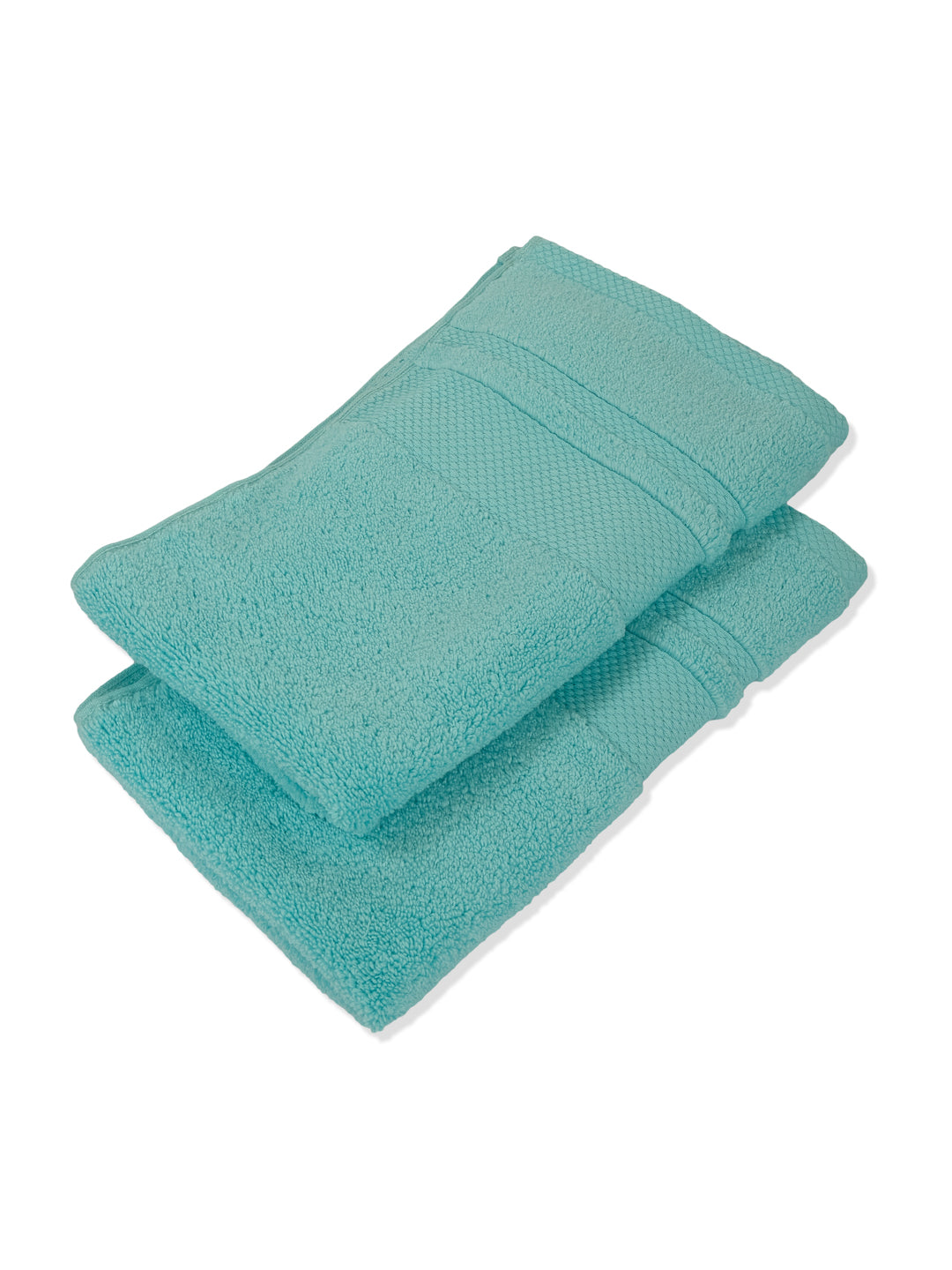 Luxury Sea Green 100% Cotton Solid 625 GSM Hand Towel Eusapia 2 Pc Set Box Pack