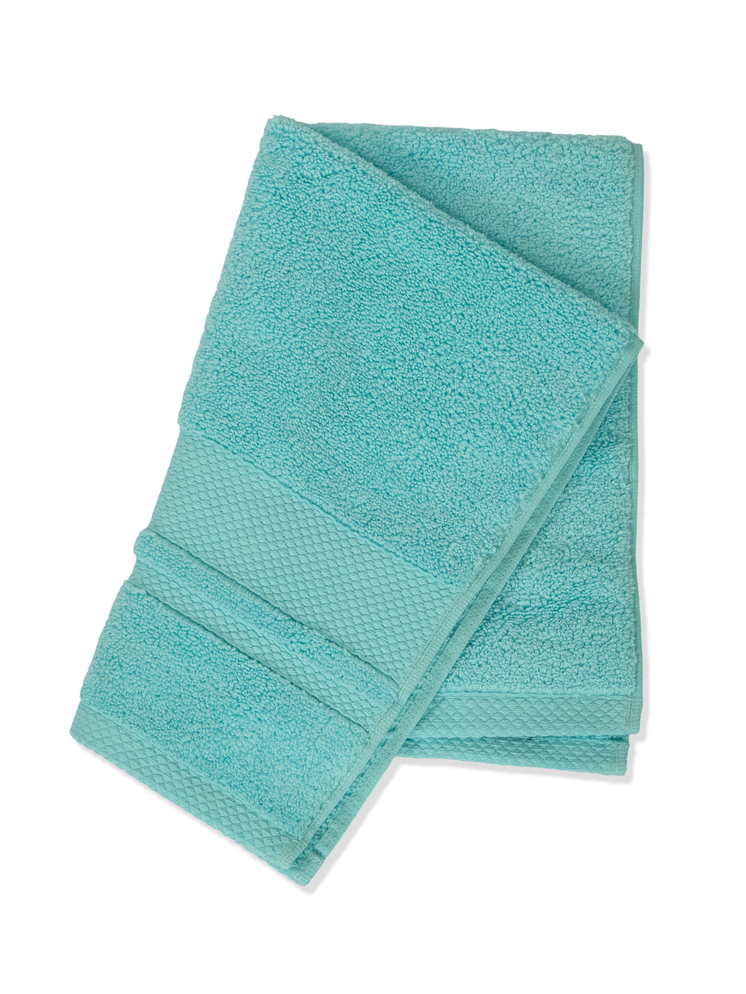 Luxury Sea Green 100% Cotton Solid 625 GSM Hand Towel Eusapia 2 Pc Set Box Pack
