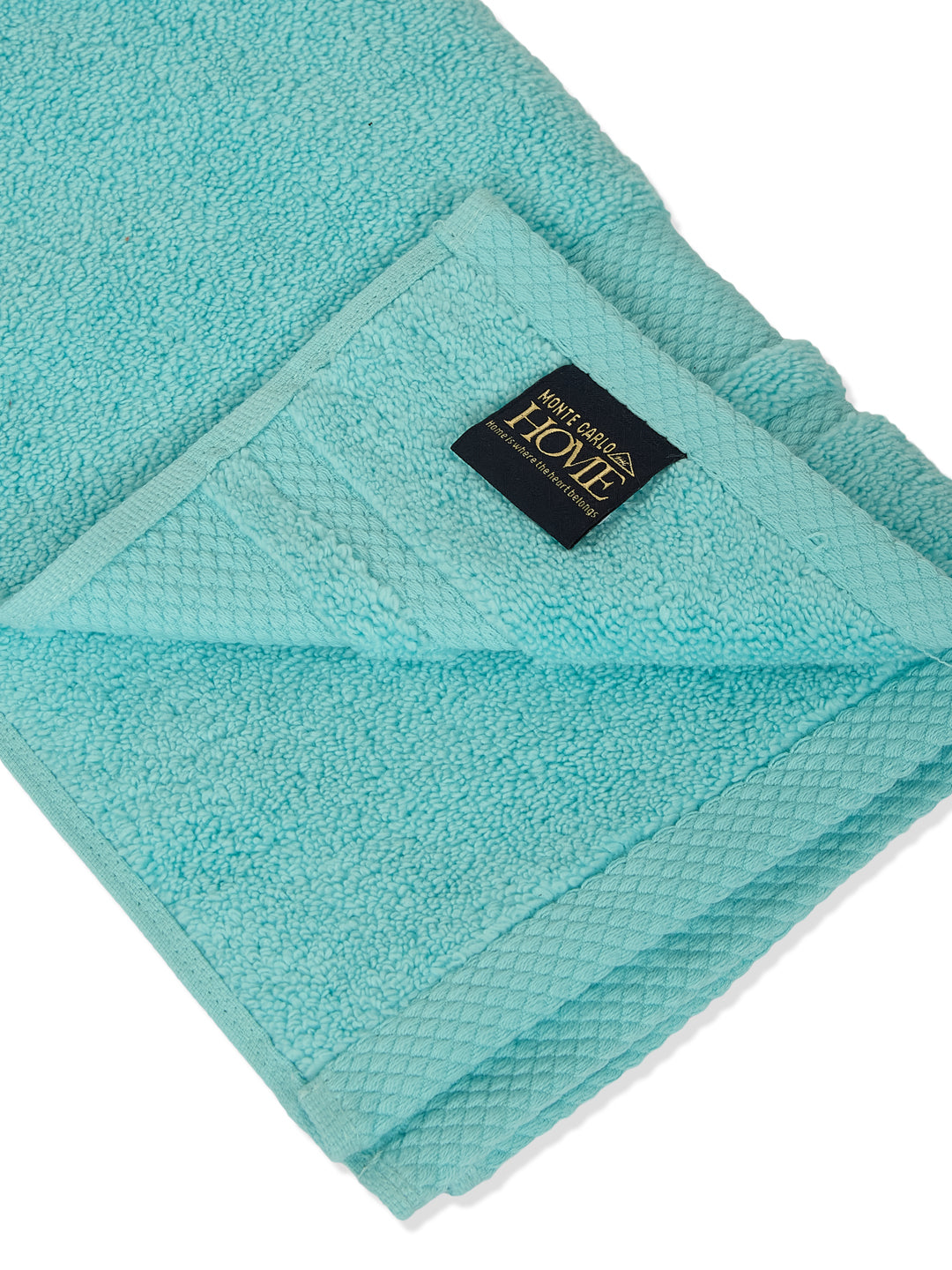 Luxury Sea Green 100% Cotton Solid 625 GSM Hand Towel Eusapia 2 Pc Set Box Pack