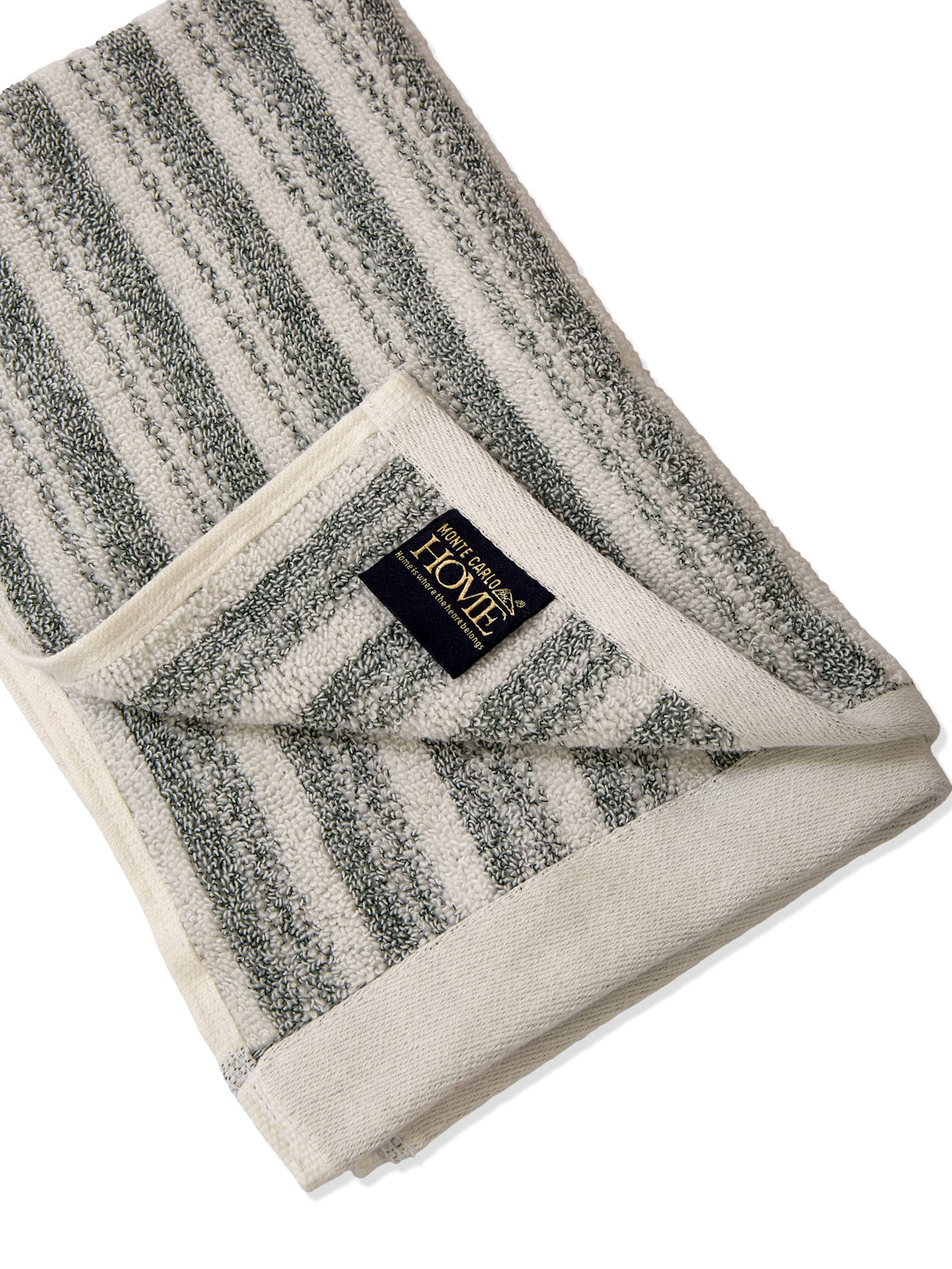 Premium Green & White Pure Cotton Self Design 500 GSM Hand Towel 2 Pc Set (Green Weave Collection)