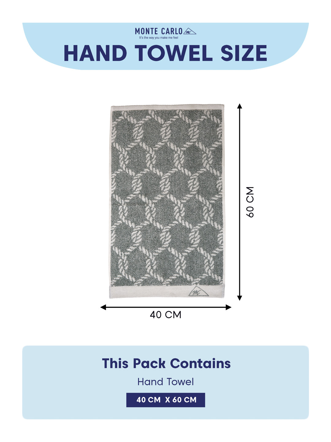 Premium Green & White Pure Cotton Self Design 500 GSM Hand Towel 2 Pc Set (Green Weave Collection)