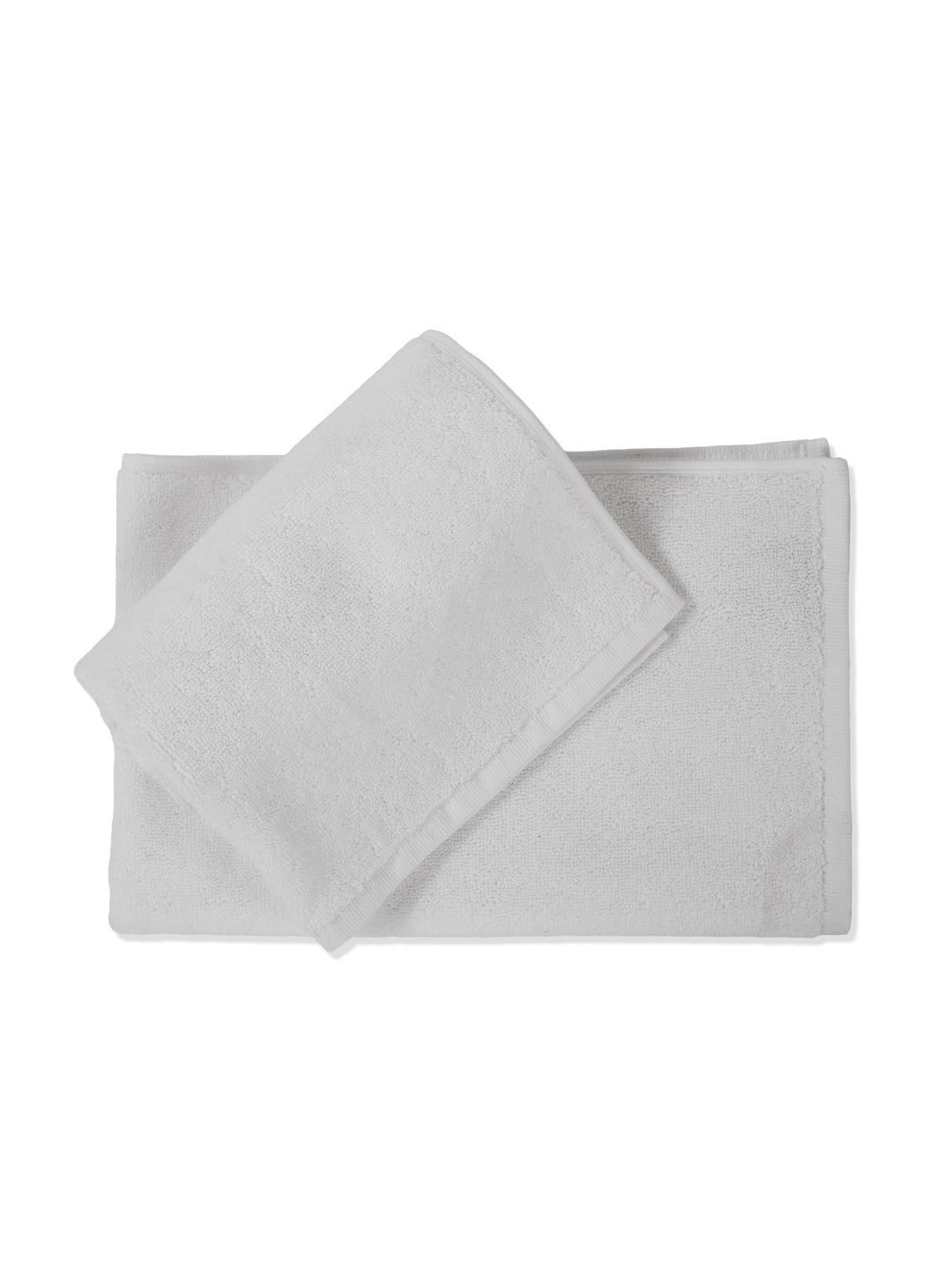 Premium White Pure Cotton Solid 585 GSM Hand Towel 4 Pc Set (Hotel Collection)