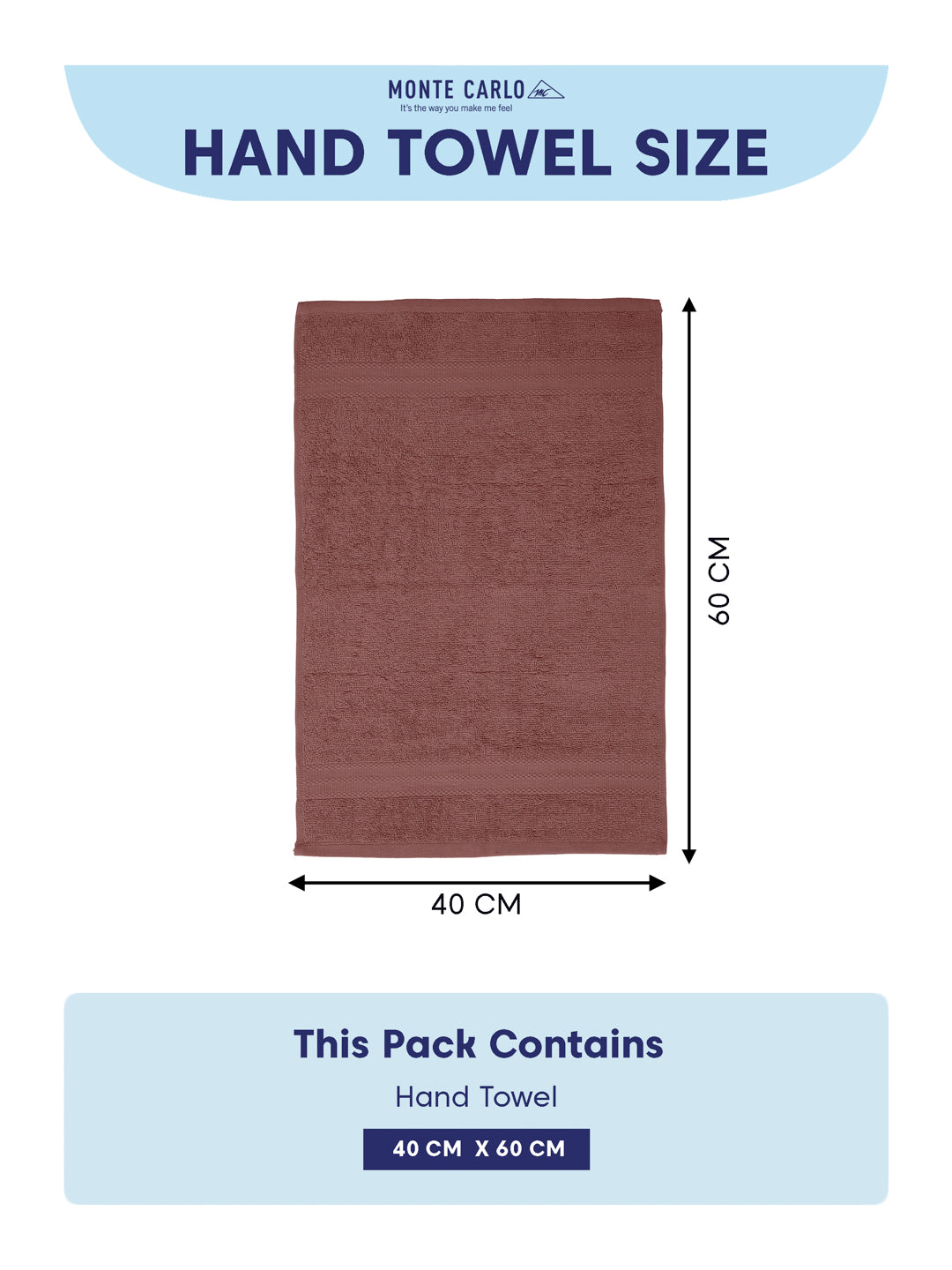 Quartz Pink Pure Cotton Solid 380 GSM Hand Towel 2 Pc Set (Jazz Collection)