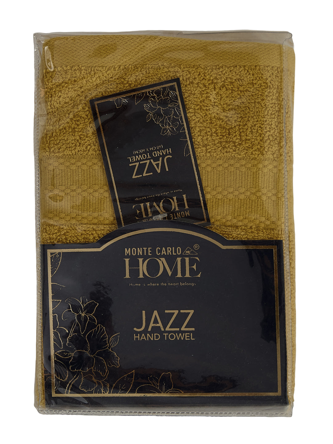 Yellow & Green Pure Cotton Solid 380 GSM Hand Towel 2 Pc Set (Jazz Collection)