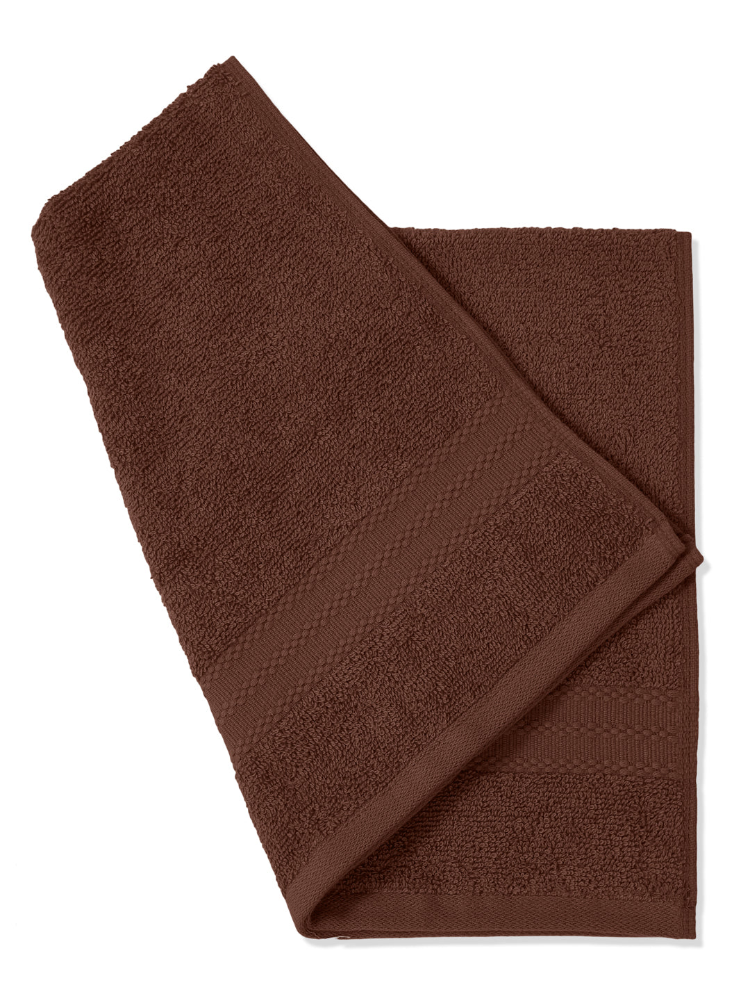 Peach Pure Cotton Solid 380 GSM Hand Towel 2 Pc Set (Jazz Collection)