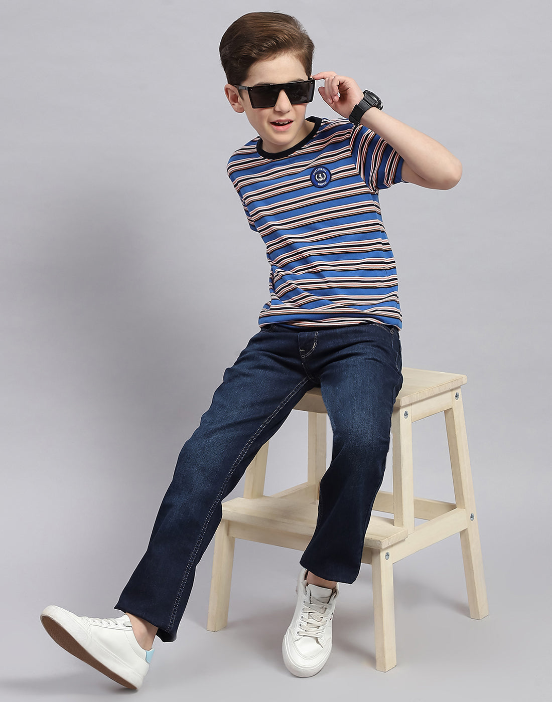 Boys Printed Round Neck Half Sleeve T-Shirt (Pack of 3)