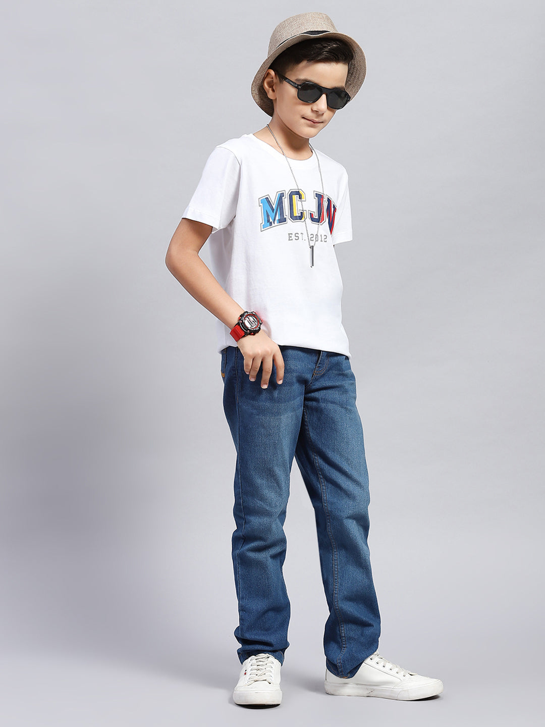 Boys Multi Color Printed Round Neck Half Sleeve T-Shirt (Pack of 3)