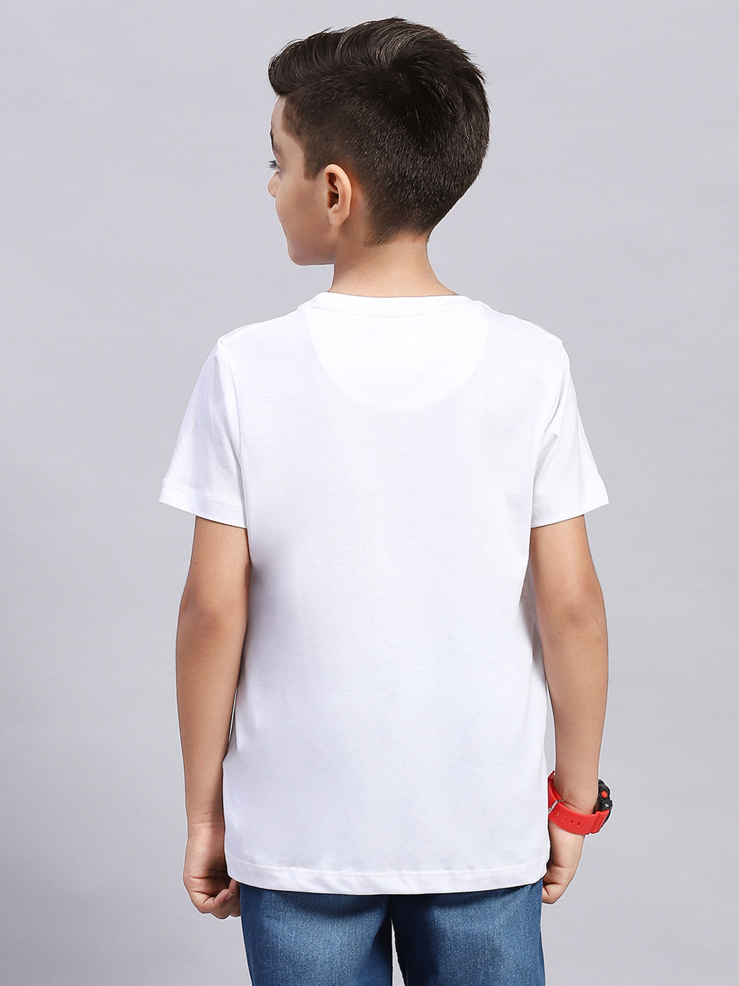 Boys Multi Color Printed Round Neck Half Sleeve T-Shirt (Pack of 3)