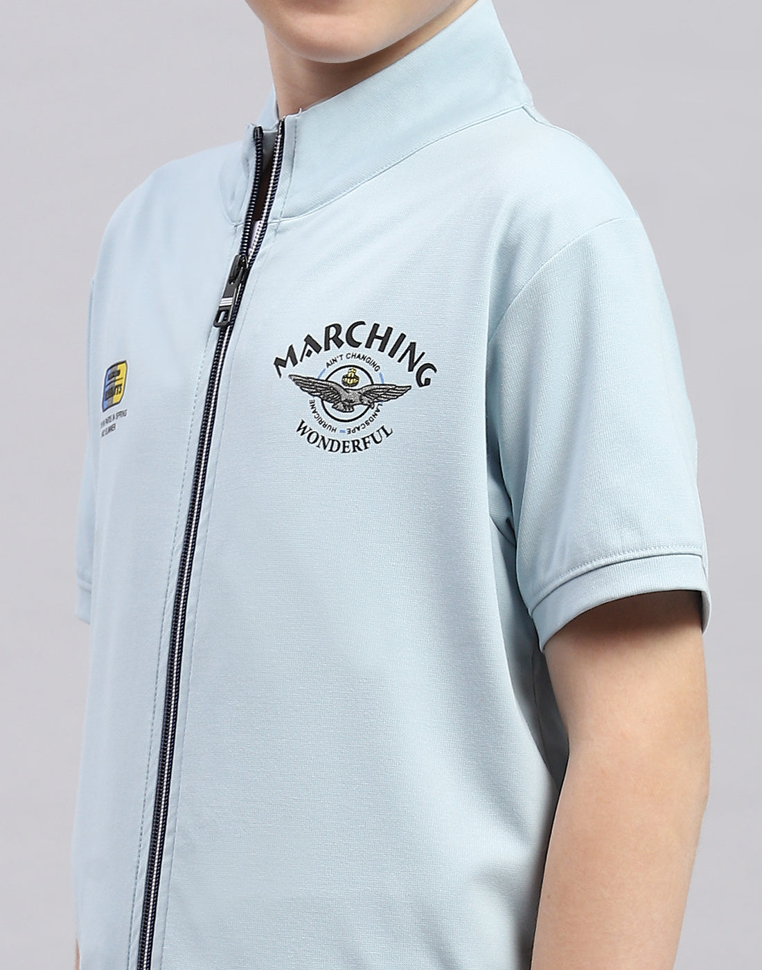 Boys White Printed Round Neck Half Sleeve T-Shirt (Pack of 2)