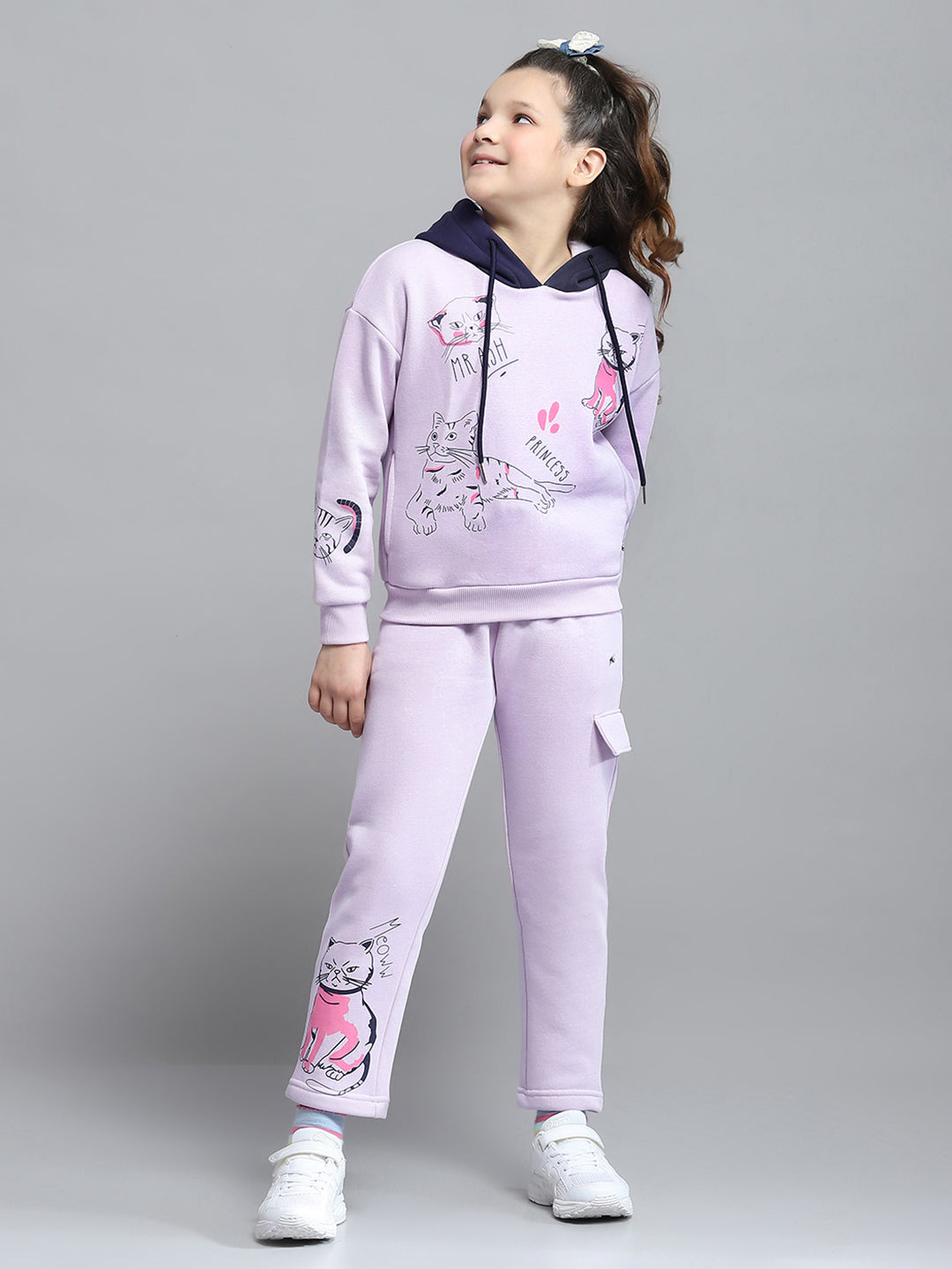 Piece Girly Tracksuits Girls Piece Outfit Sweatsuits Set Kids