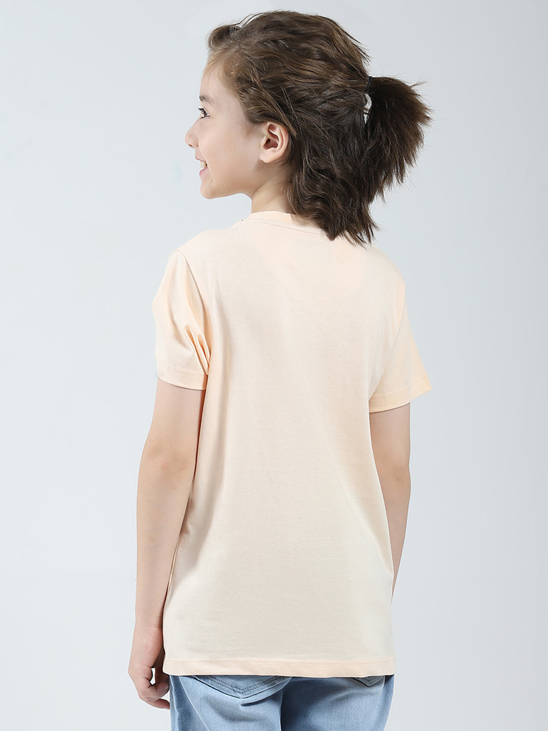 Boys Blue, Peach & Green Printed Round Neck Half Sleeve T-Shirt (Pack of 3)