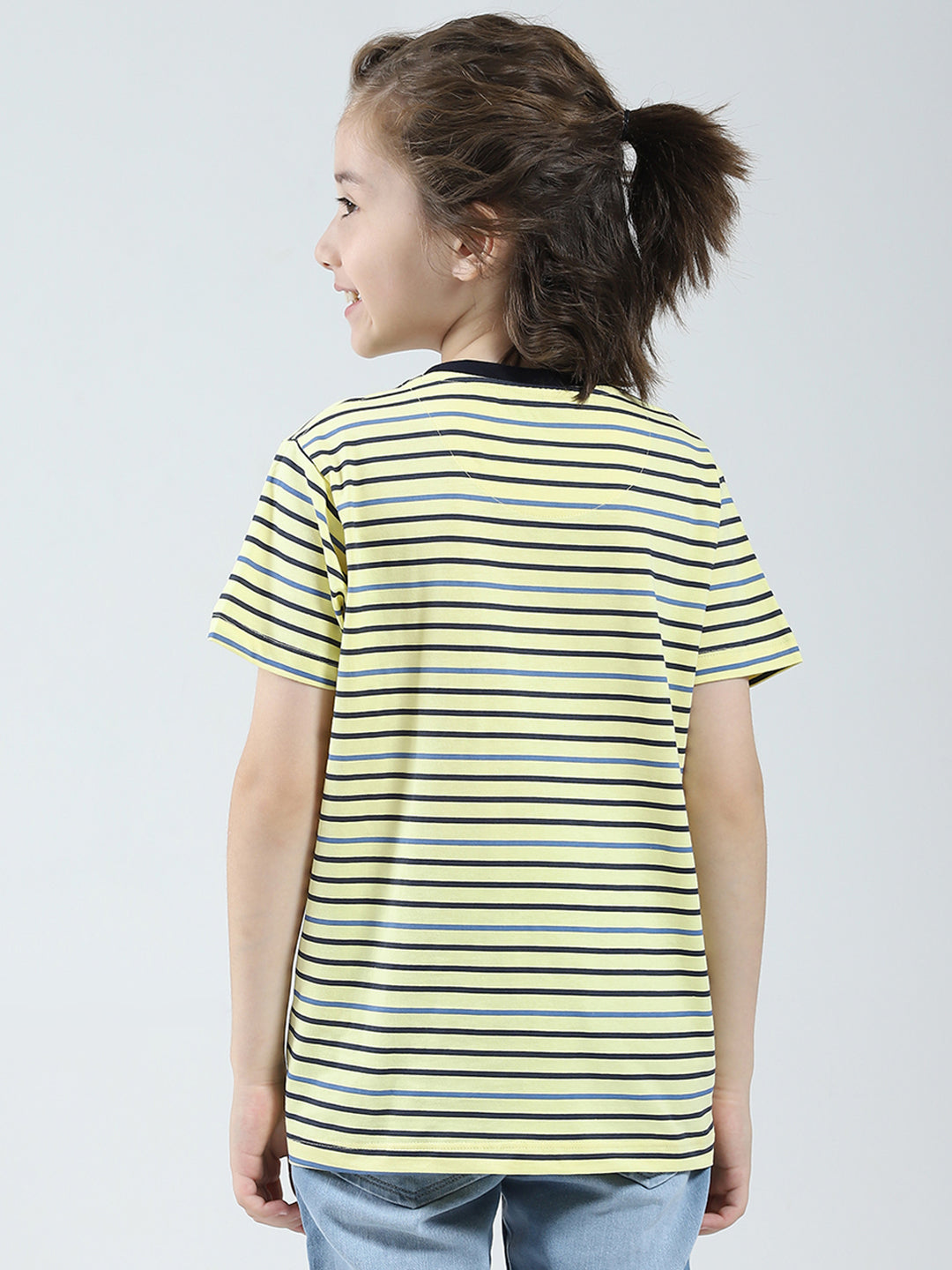 Boys Blue, Peach & Green Printed Round Neck Half Sleeve T-Shirt (Pack of 3)