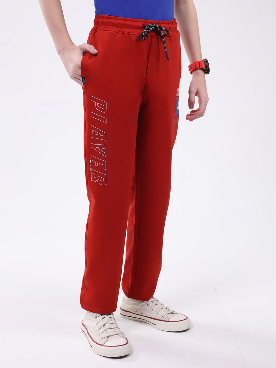 Boys Rust Printed Regular Fit Lower