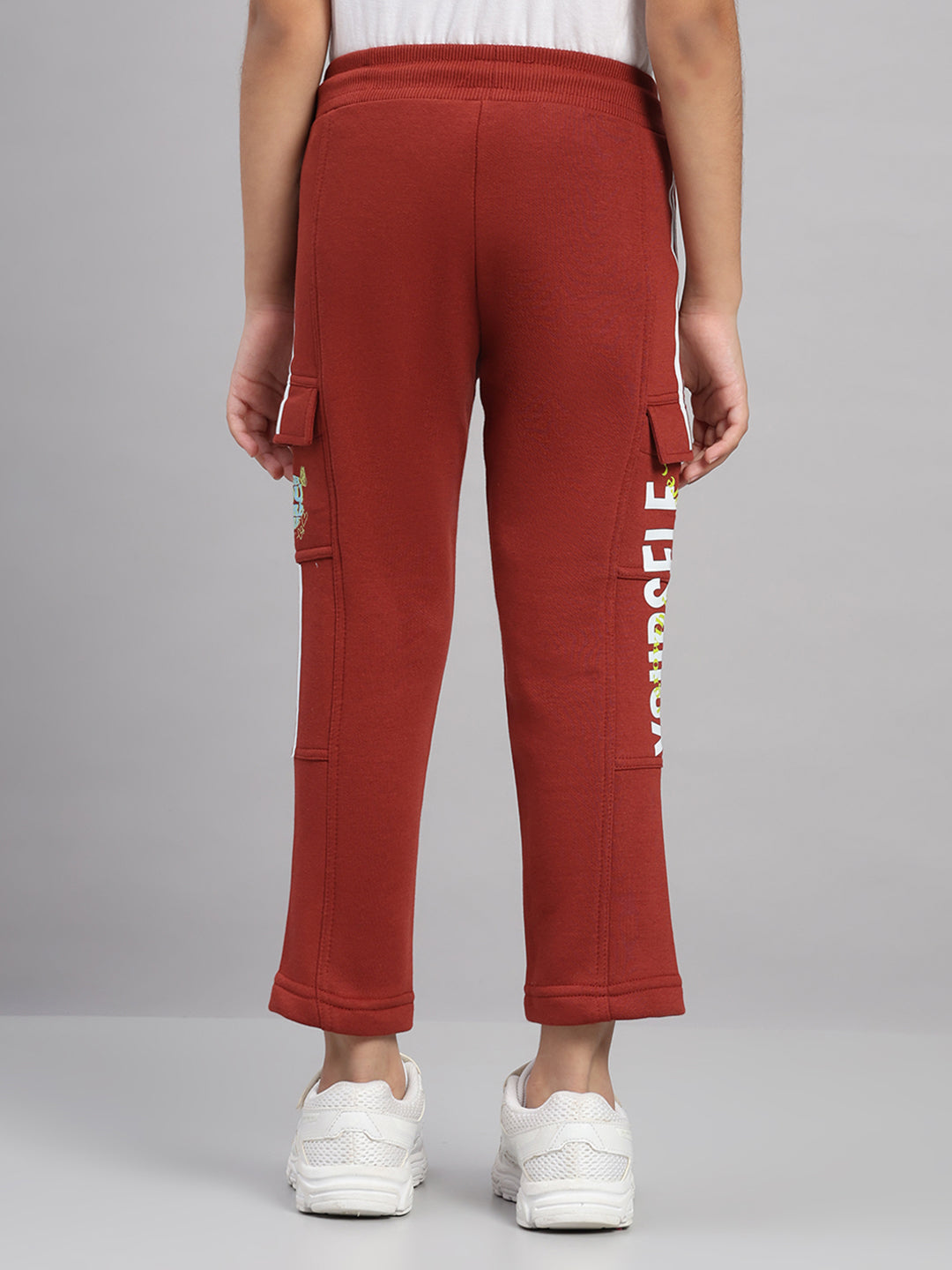 Girls Rust Printed Regular Fit Lower