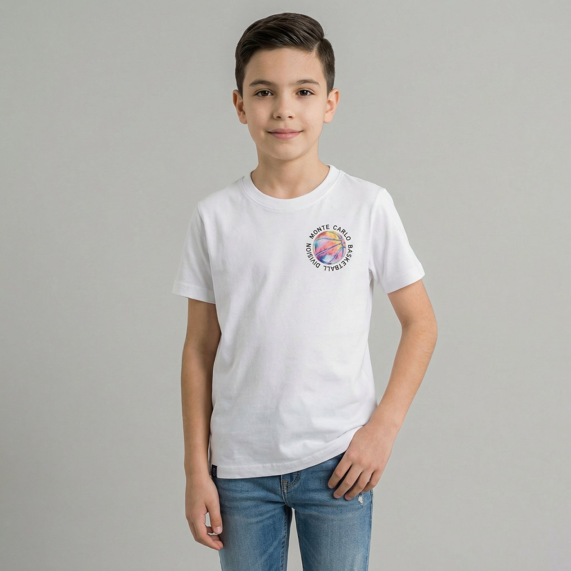 Boys Red, White & Navy Blue Printed Round Neck Half Sleeve T-Shirt (Pack of 3)