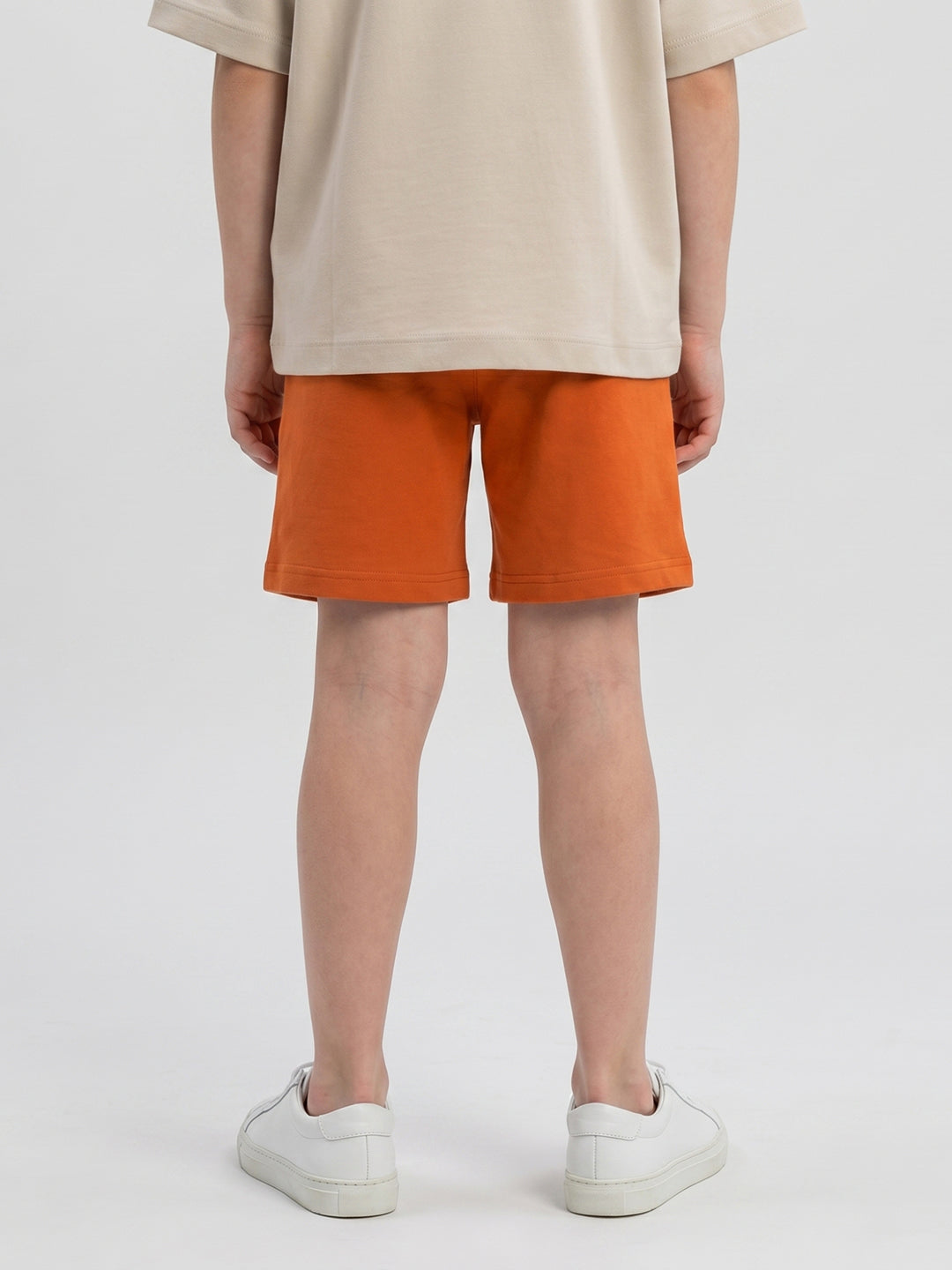 Boys Rust Solid Regular Fit Shorts