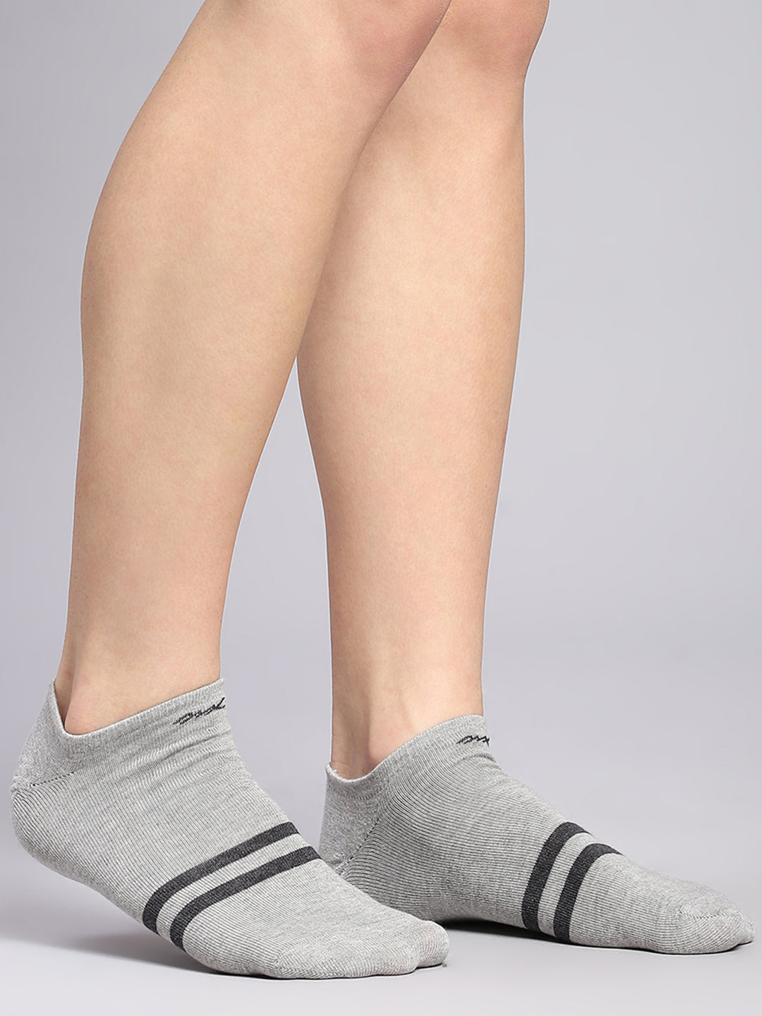 Men Cotton Blend Self Design Ankle Length Socks (Pack of 3)