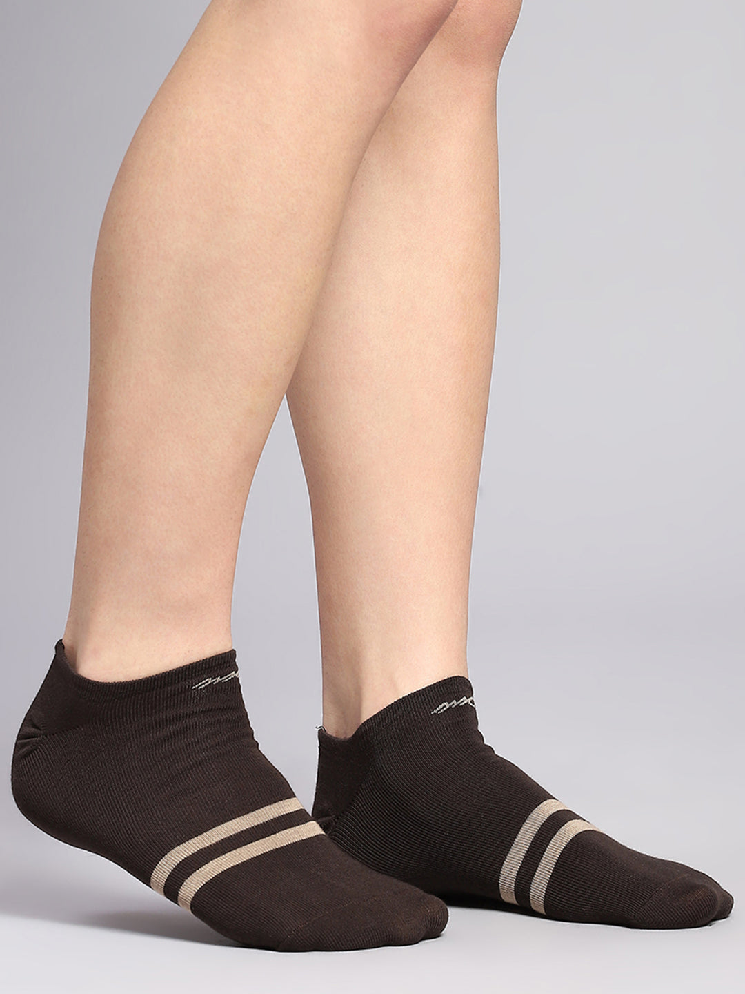 Men Cotton Blend Self Design Ankle Length Socks (Pack of 3)