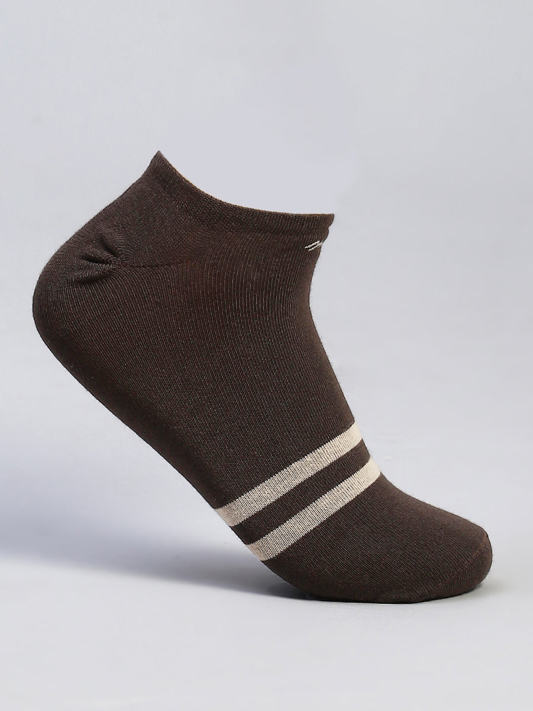 Men Cotton Blend Self Design Ankle Length Socks (Pack of 3)