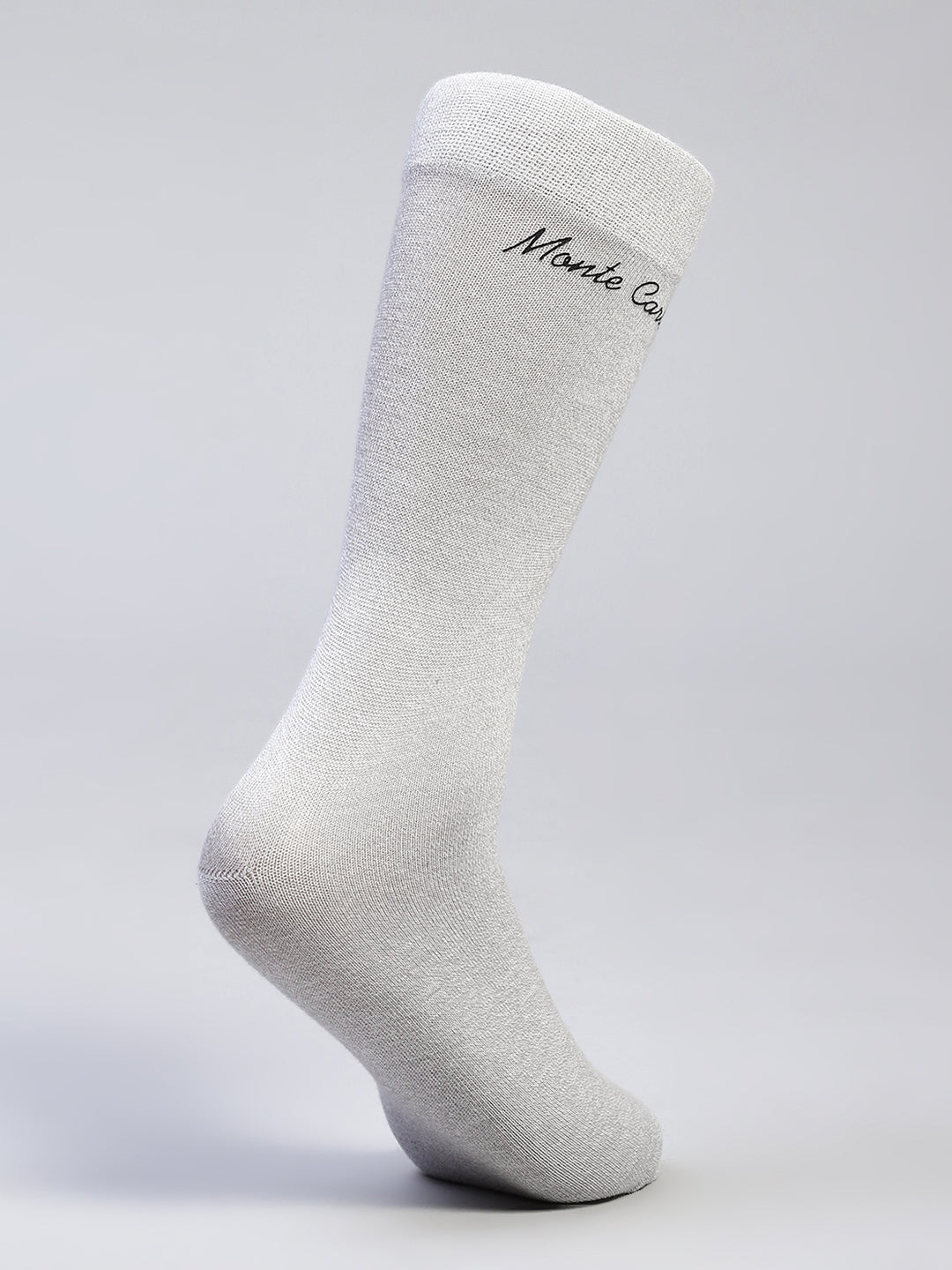 Men Cotton Blend Self Design Calf Length Socks (Pack of 3)